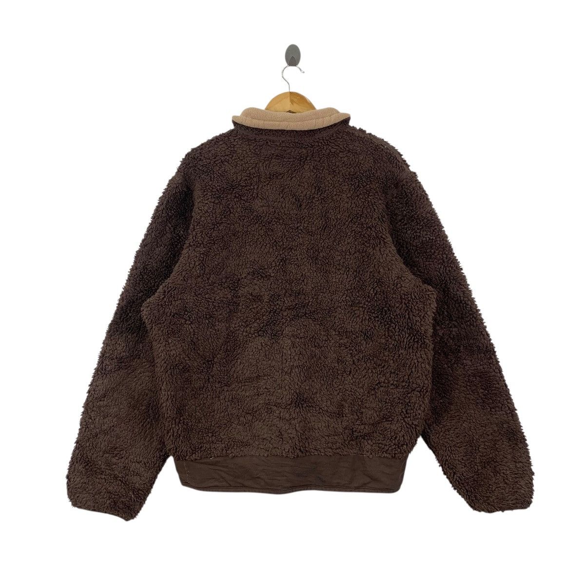Abercrombie & Fitch ABERCROMBIE & FITCH Retro X Bulky Sherpa Fleece Zipper Size US L / EU 52-54 / 3 - 9 Thumbnail
