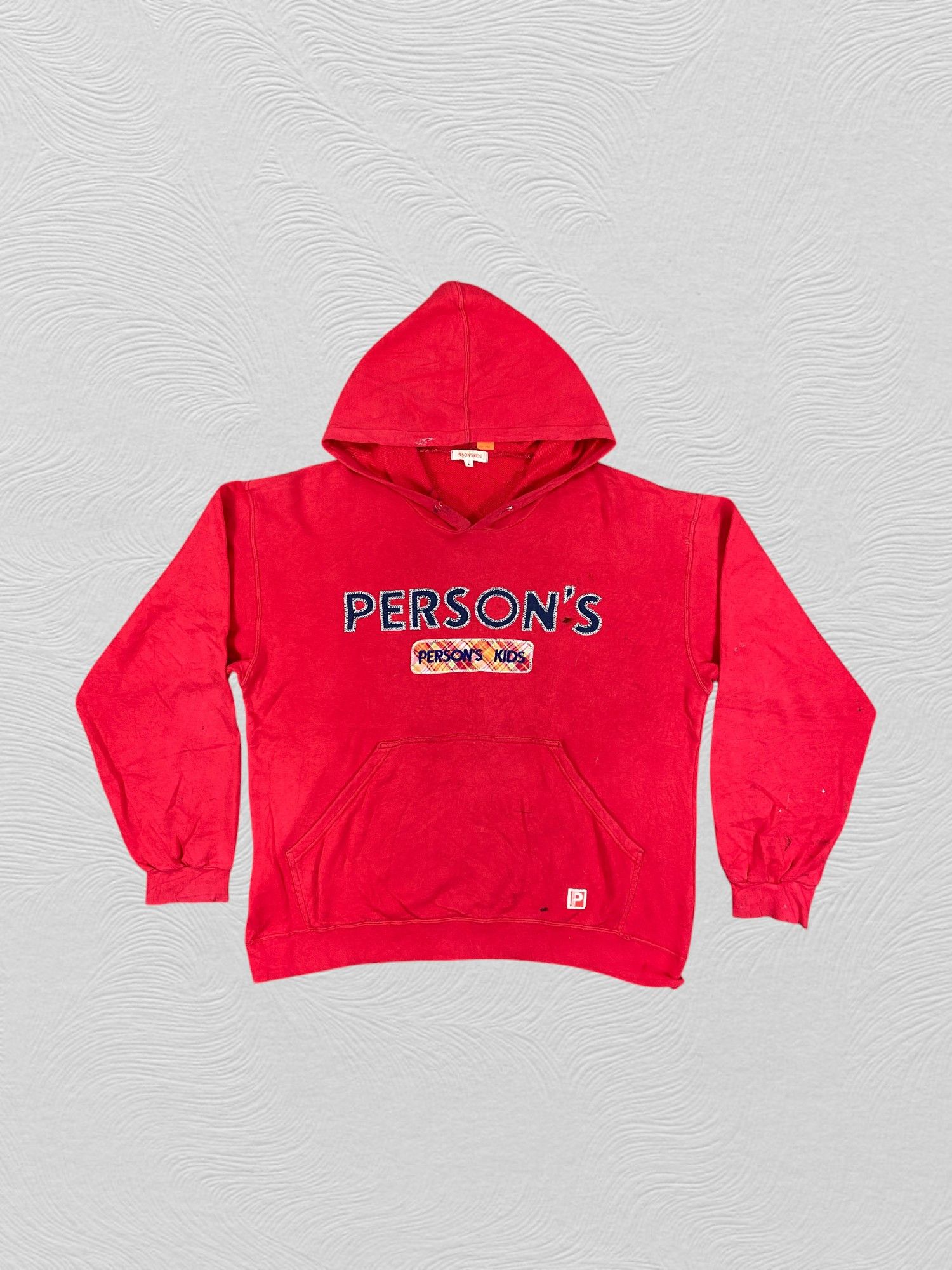 Japanese Brand Vintage Person's Kids Red Hoodie -SW151 Size US L / EU 52-54 / 3 - 1 Thumbnail