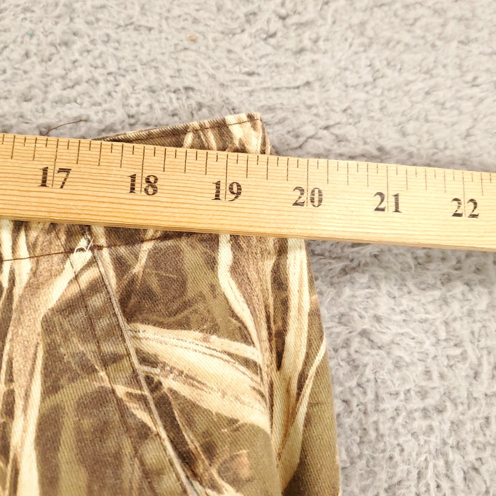 Doublet WFS Jeans Mens XL Camo Duck Hunting 90s Grunge Cargo Pockets Straight Denim Multicolor Camouflage Size US 36 / EU 52 - 4 Thumbnail