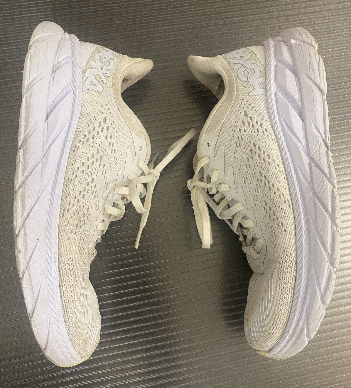 Hoka Hoka Clifton 7 triple white 8 Size US 8 / IT 38 - 4 Thumbnail
