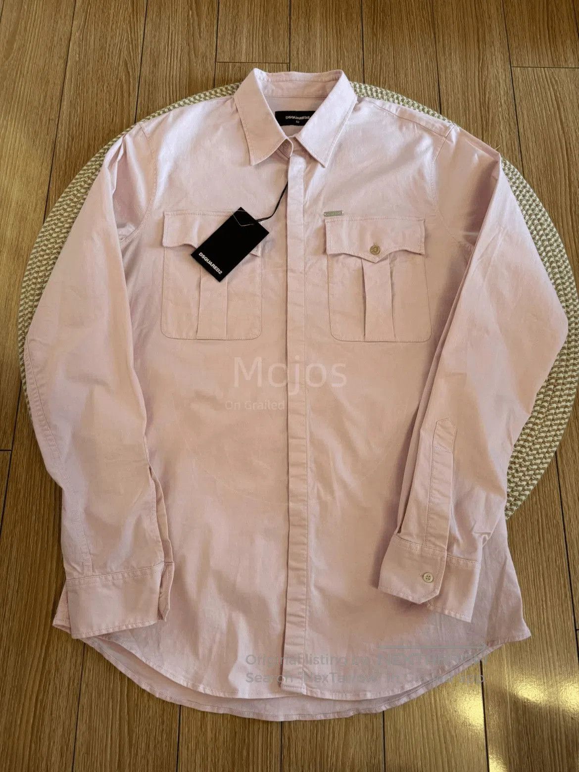 Dsquared2 Sz 52 Dsquared2 Double Pockets Work Shirt. Size US L / EU 52-54 / 3 - 1 Thumbnail