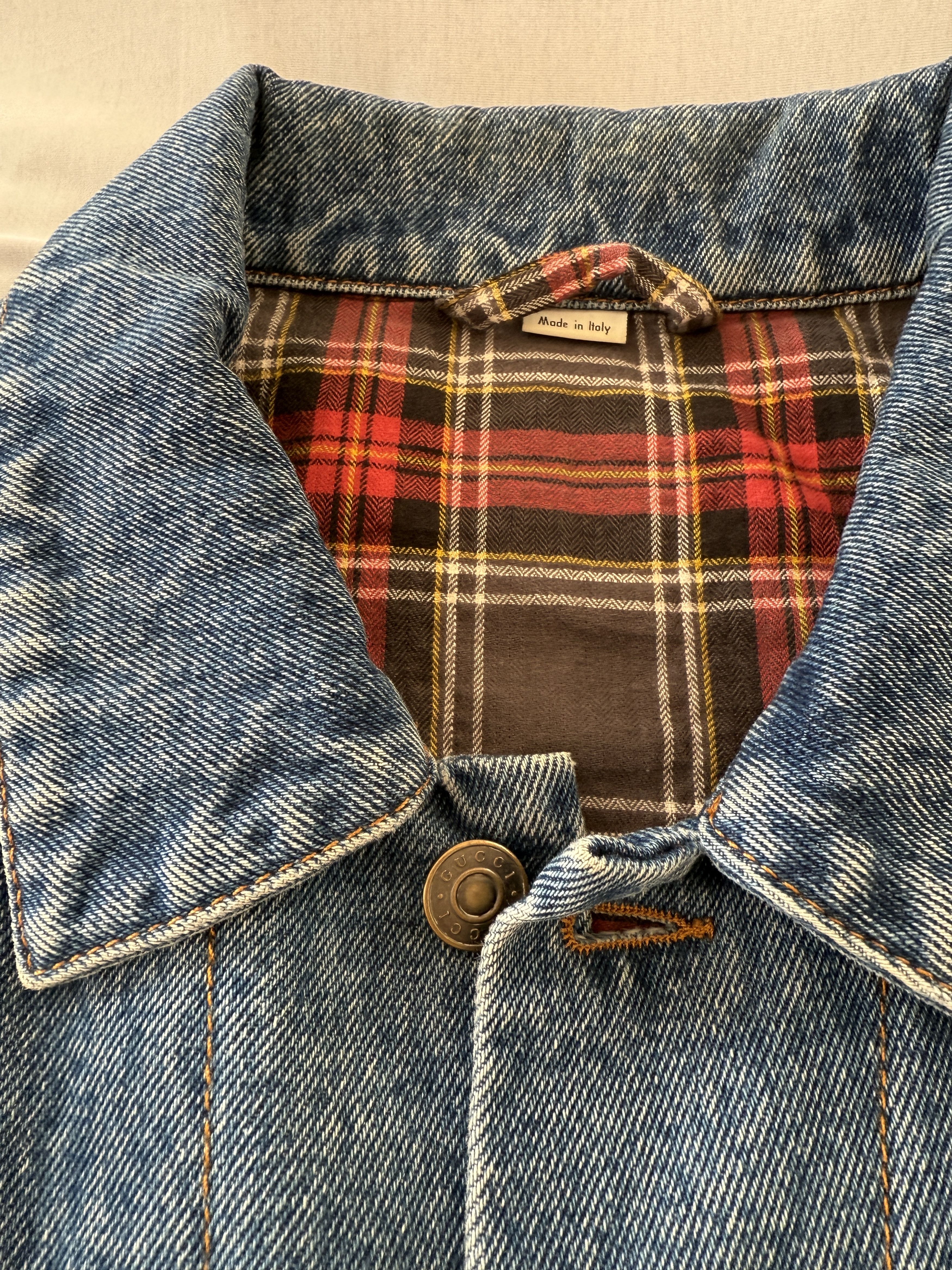 Gucci Gucci Amor Caecus Denim Jacket GUC410908 Size US S / EU 44-46 / 1 - 3 Thumbnail