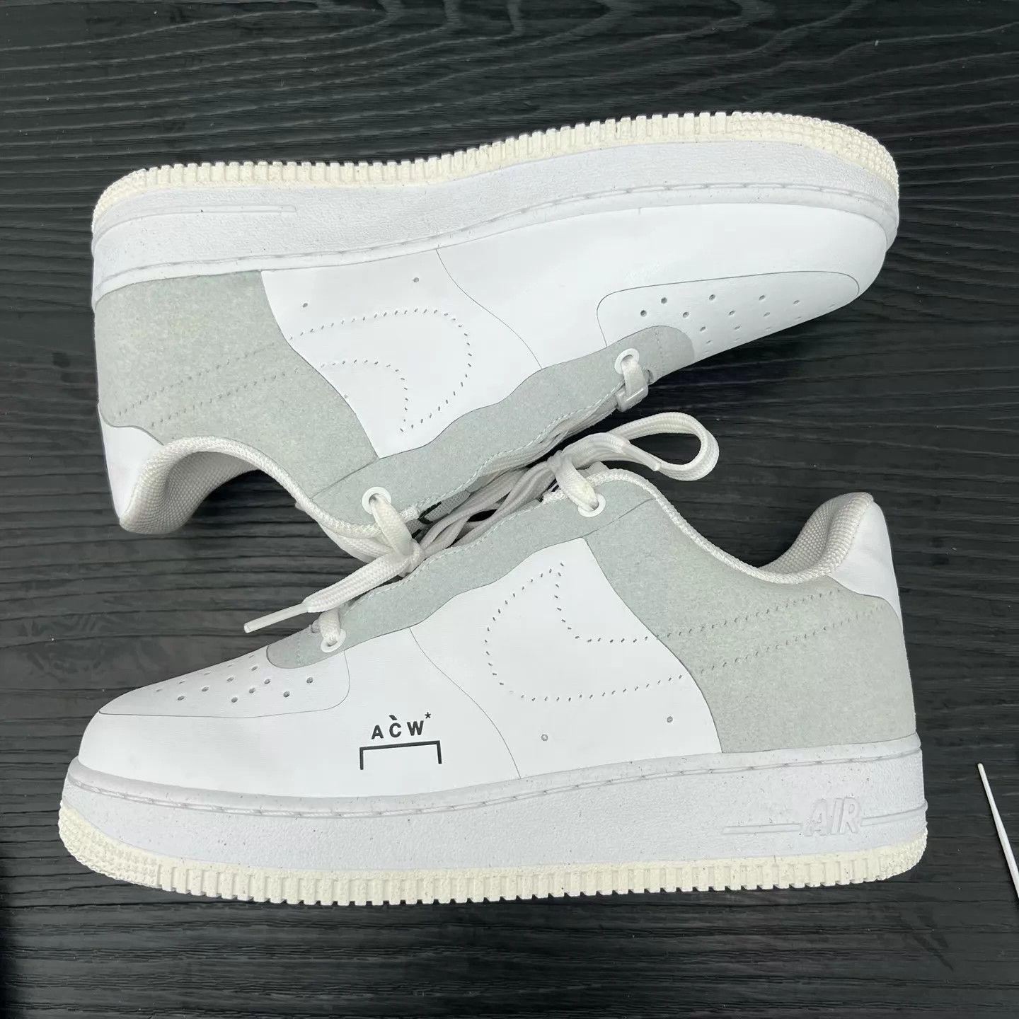 Nike AF1 ACW White Gray 40 99 new Size US 7 / EU 40 - 3 Thumbnail