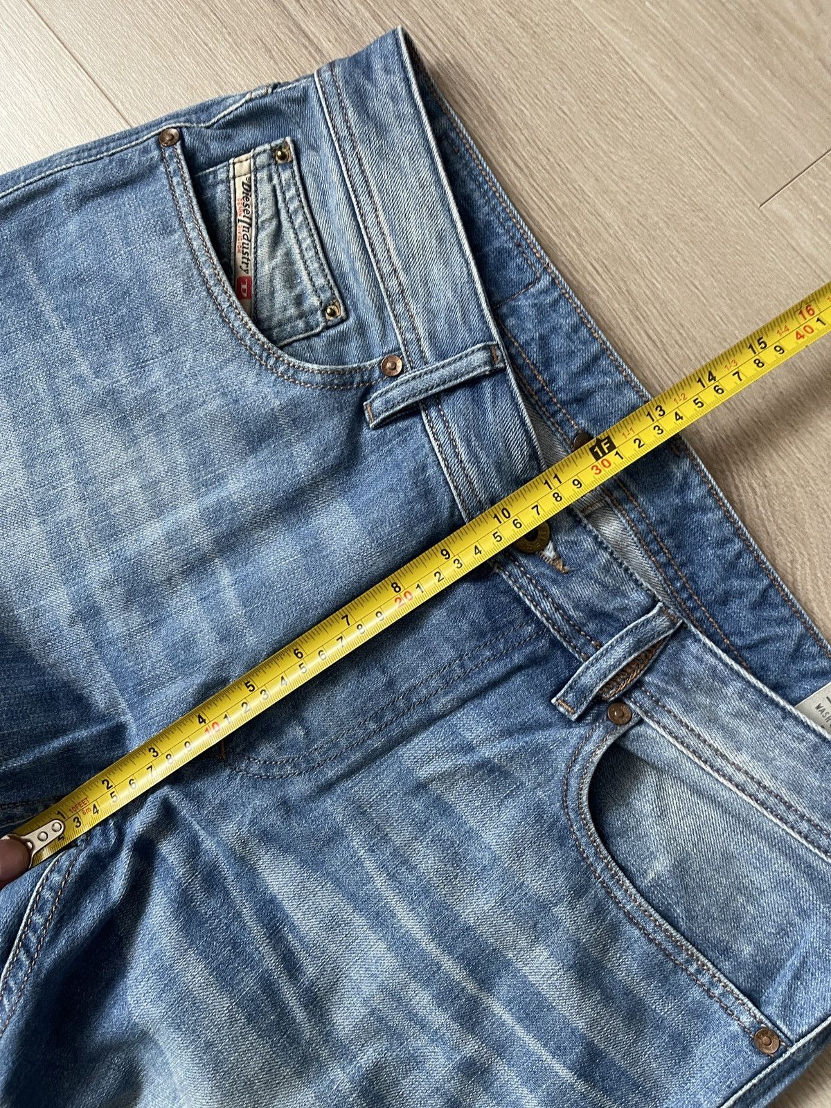 Diesel × Vintage Vintage Diesel Blue Jeans Distressed Denim Size US 32 / EU 48 - 17 Thumbnail