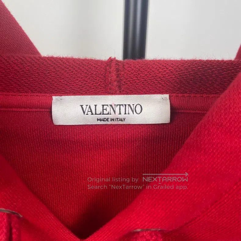 Valentino Valentino Skull letter red hoodie Size XL / US 12-14 / IT 48-50 - 4 Thumbnail