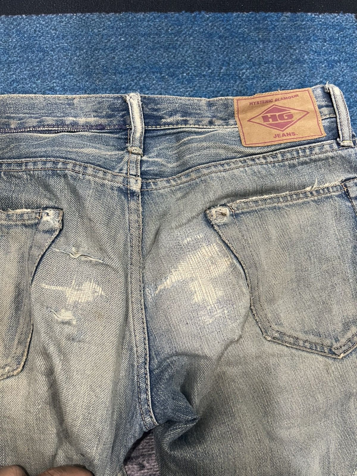 Hysteric Glamour Vintage Hysteric Glamour Distressed Denim Jeans Size US 32 / EU 48 - 13 Thumbnail
