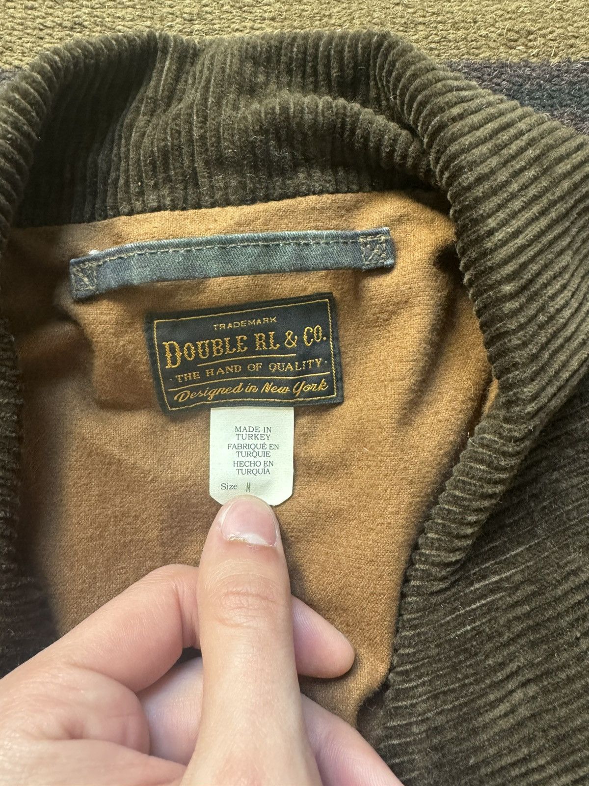 RRL Ralph Lauren Oilcloth Shawl Collar Jacket Size US M / EU 48-50 / 2 - 6 Thumbnail
