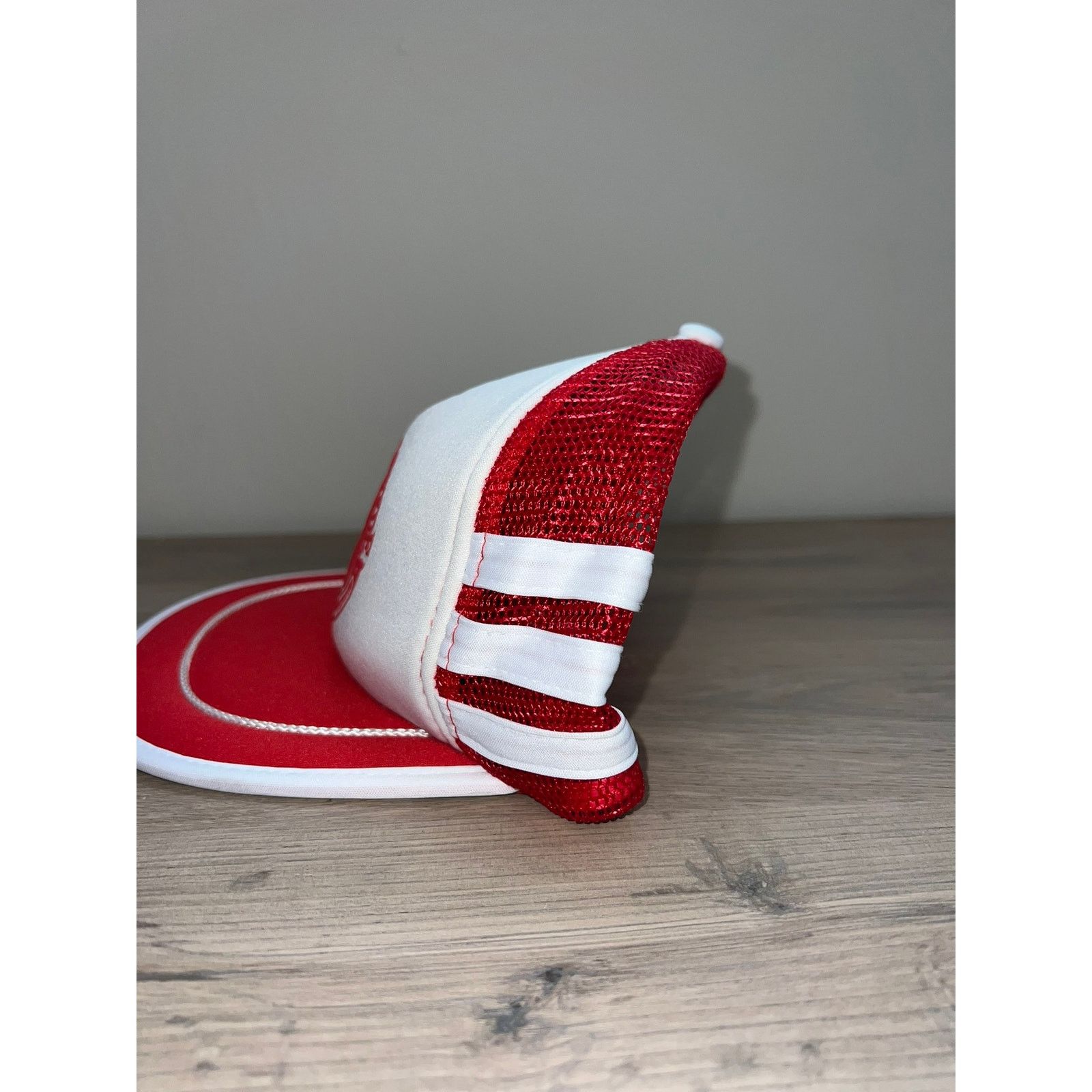Vintage 1975 3 Striped Stripes Calgary Stampede Hat Broken Snap Size ONE SIZE - 4 Thumbnail