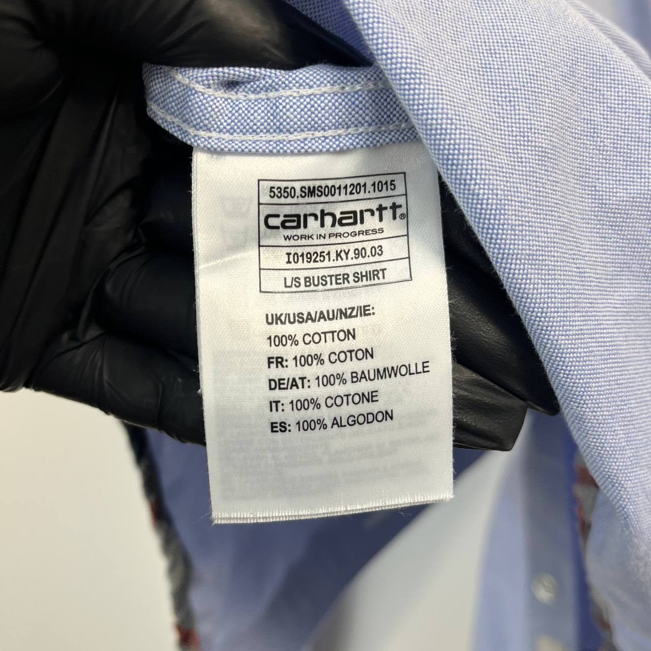 Carhartt Carhartt Wip Oxford Button Down Shirt Light Blue Slim Size M Size US M / EU 48-50 / 2 - 5 Thumbnail