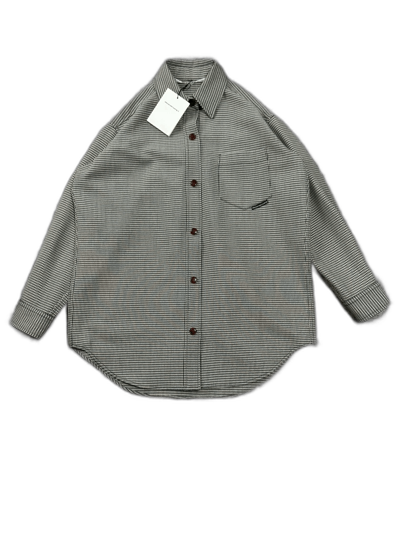 Alexander Wang Alexander Wang Houndstooth Button-Up Shirt Jacket Size US XS / EU 42 / 0 - 1 Thumbnail