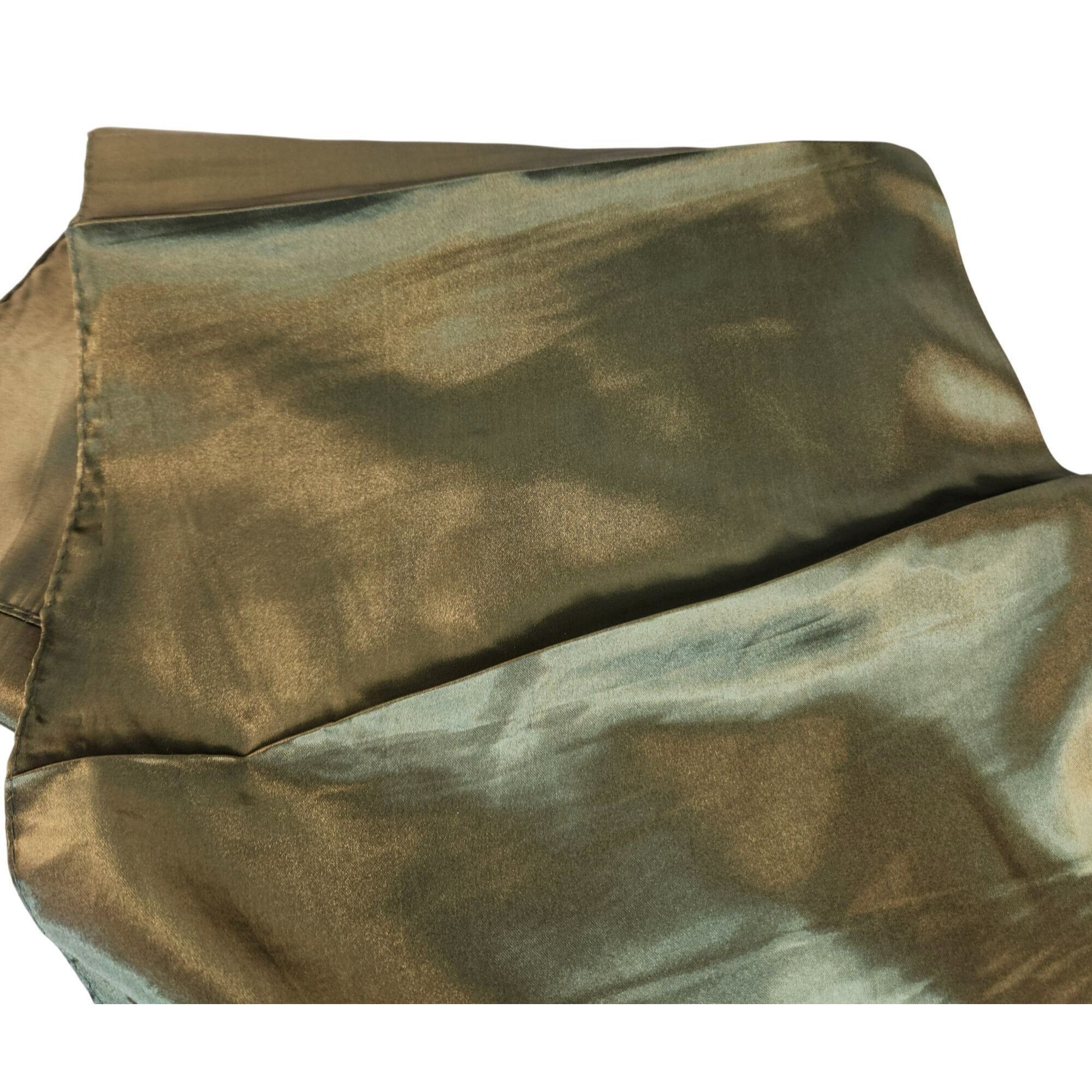The Unbranded Brand Green Wild Rage Large Scarf 23x23" Western Accessory Cowgirl Size ONE SIZE - 2 Thumbnail