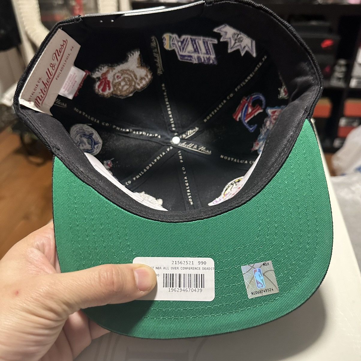 Mitchell & Ness NBA West All Over Conference Deadstock Fit Snapback Size ONE SIZE - 5 Thumbnail