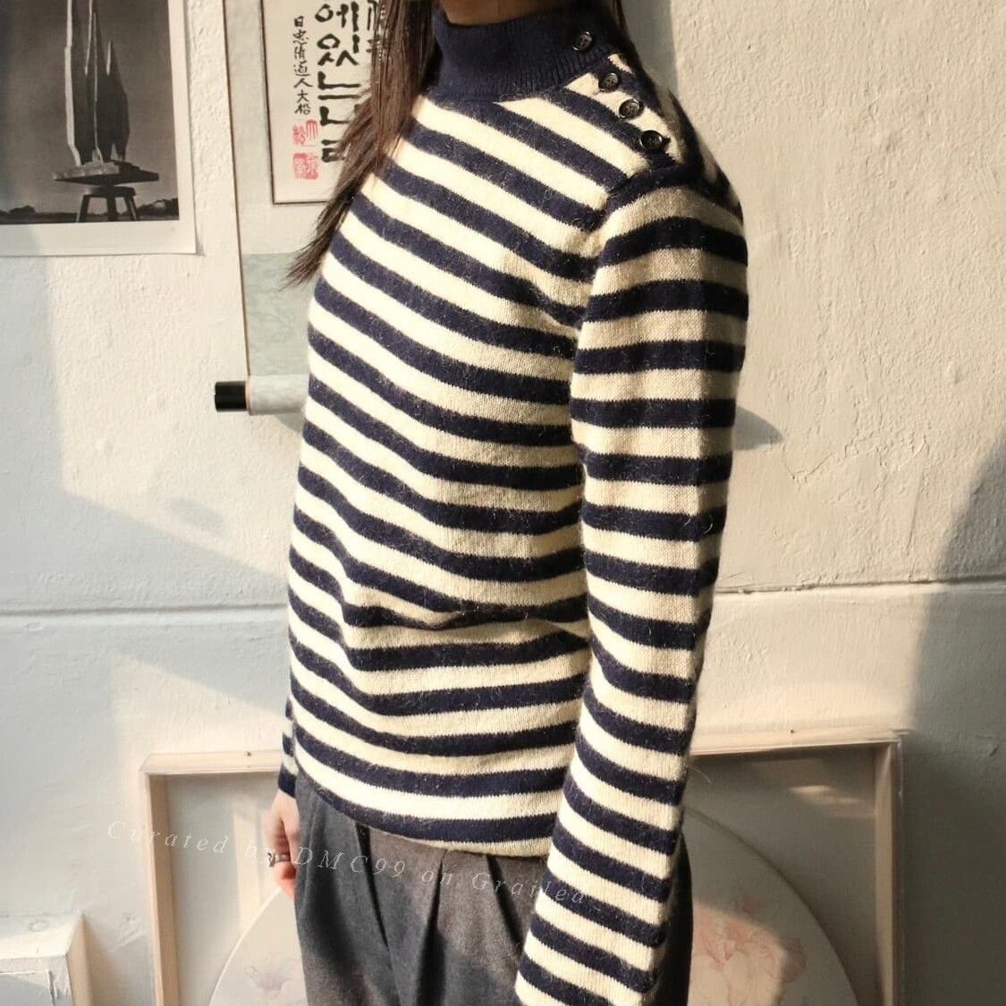 Comme des Garcons Comme des Garçons Vintage Striped Knit Sweater Size M / US 6-8 / IT 42-44 - 1 Thumbnail