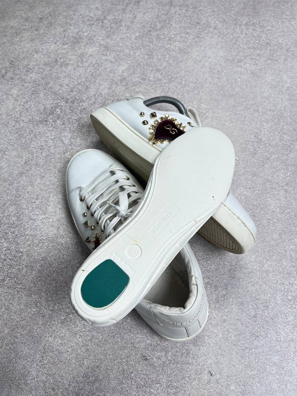 Dolce & Gabbana × Vintage Vintage Dolce&Gabbana Archival Low Leather Sneakers Y2K 39 Size US 7 / EU 40 - 13 Thumbnail