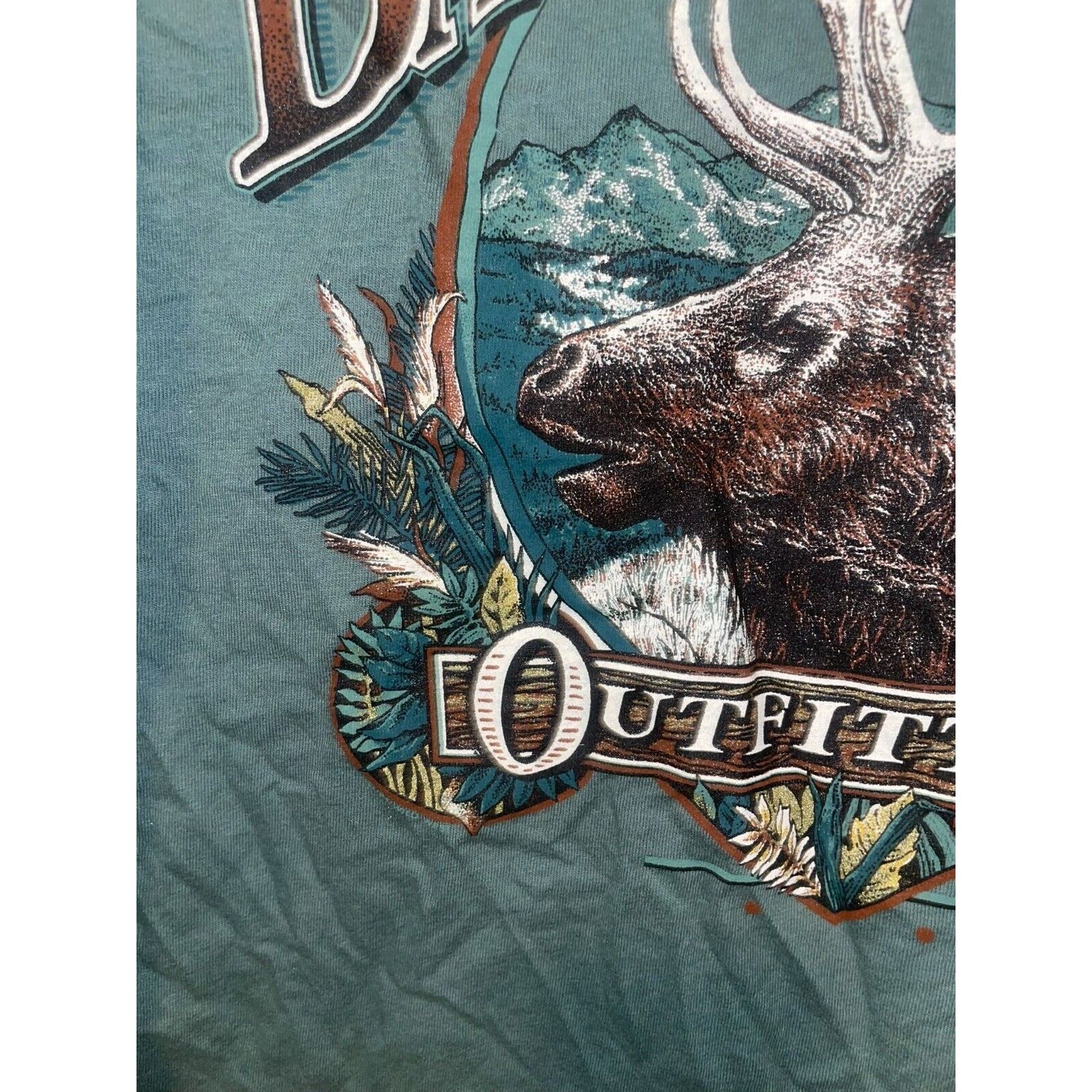 Vintage Vintage Montana Back Country Outfitters Shirt Elk Tee 90s L Size US L / EU 52-54 / 3 - 10 Thumbnail