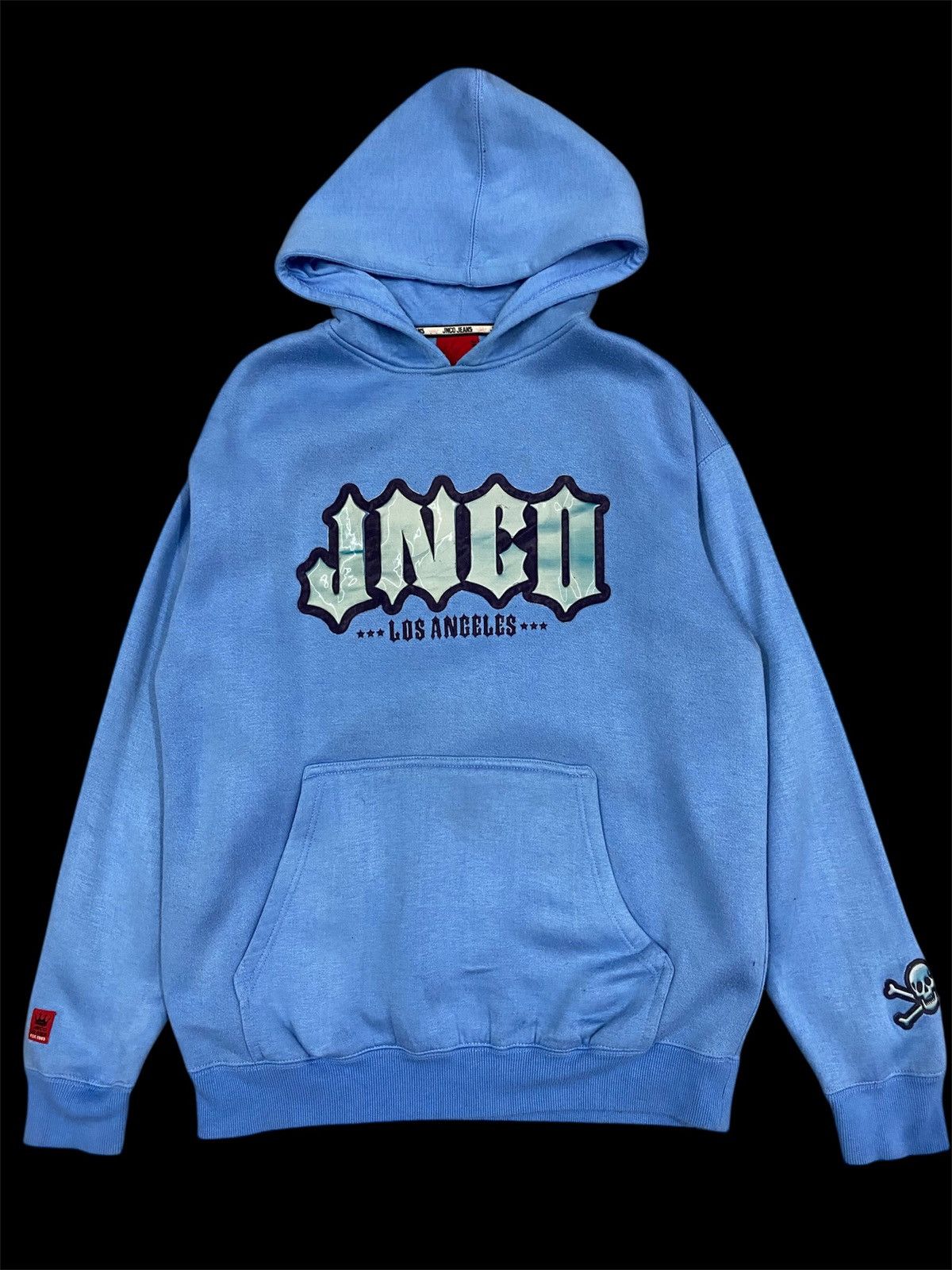 JNCO Vtg Jnco Hoodie Big Logo - Blue Size US M / EU 48-50 / 2 - 1 Thumbnail