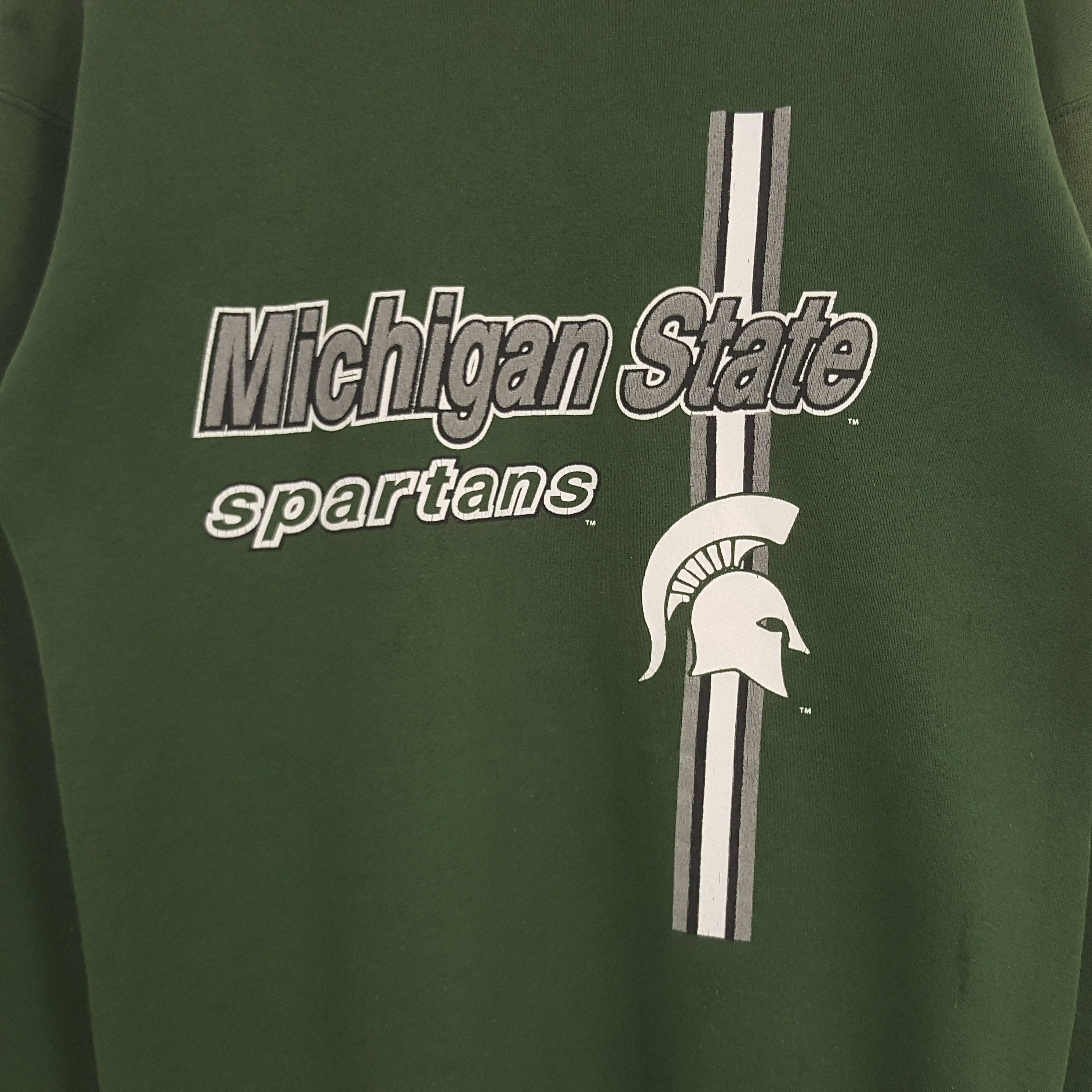 Logo Athletic × NFL × Vintage Vintage Michigan State Spartans American Football Sweatshirt Size US M / EU 48-50 / 2 - 2 Thumbnail