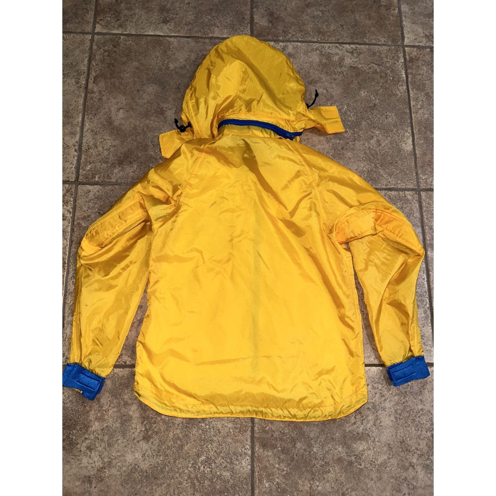 Vintage Kokatat Jacket Mens S Yellow Stand Collar Long Sleeve Waterproof Rain Coat Size US S / EU 44-46 / 1 - 7 Thumbnail