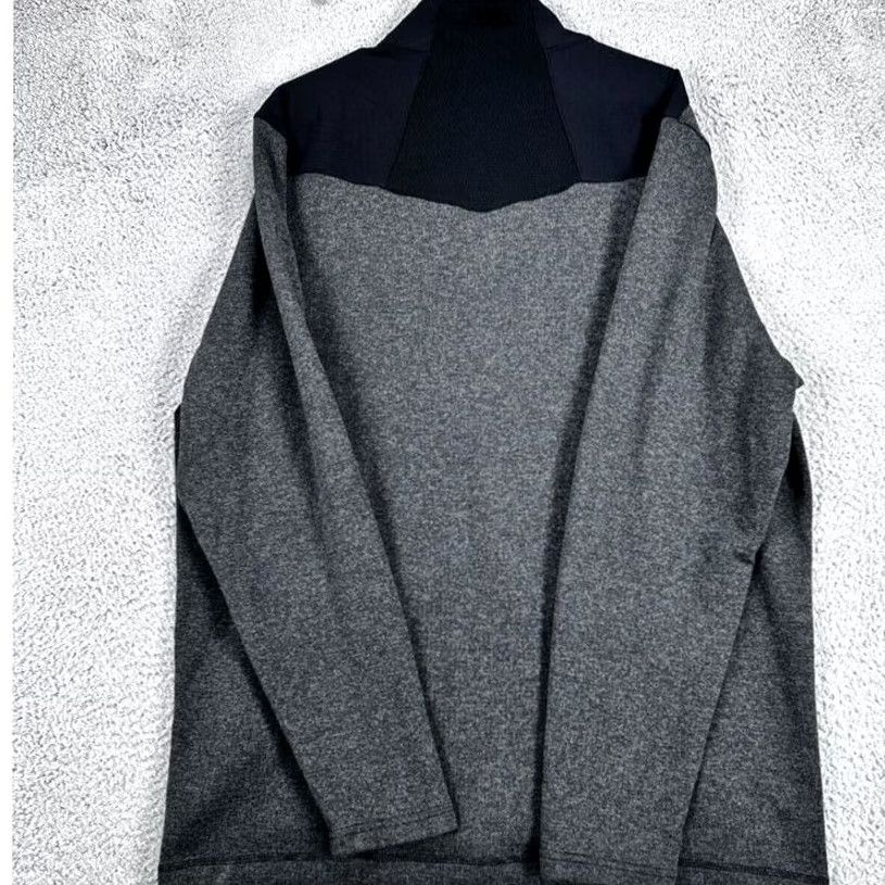 Under Armour Under Armour Pullover Shirt Adult XL ColdGear Grey Black Quarter Zip Logo Mens Size US XL / EU 56 / 4 - 3 Thumbnail