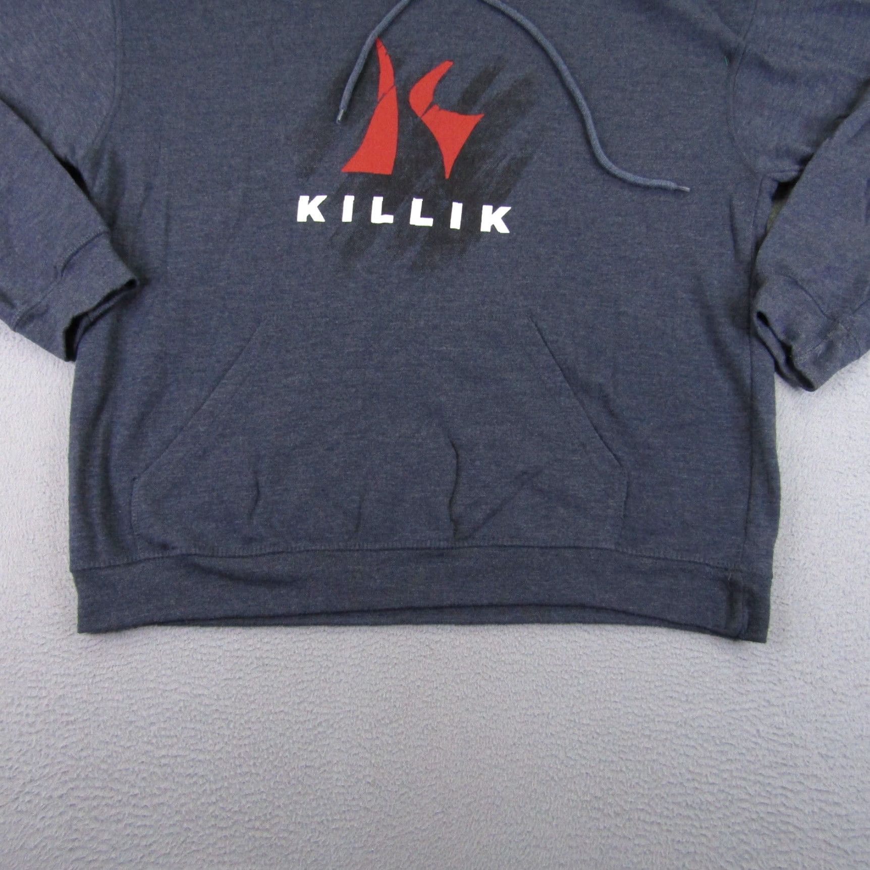 Vintage Killik Hoodie Mens Large Blue Pullover Sweatshirt Outdoor Hiking Size US L / EU 52-54 / 3 - 6 Thumbnail