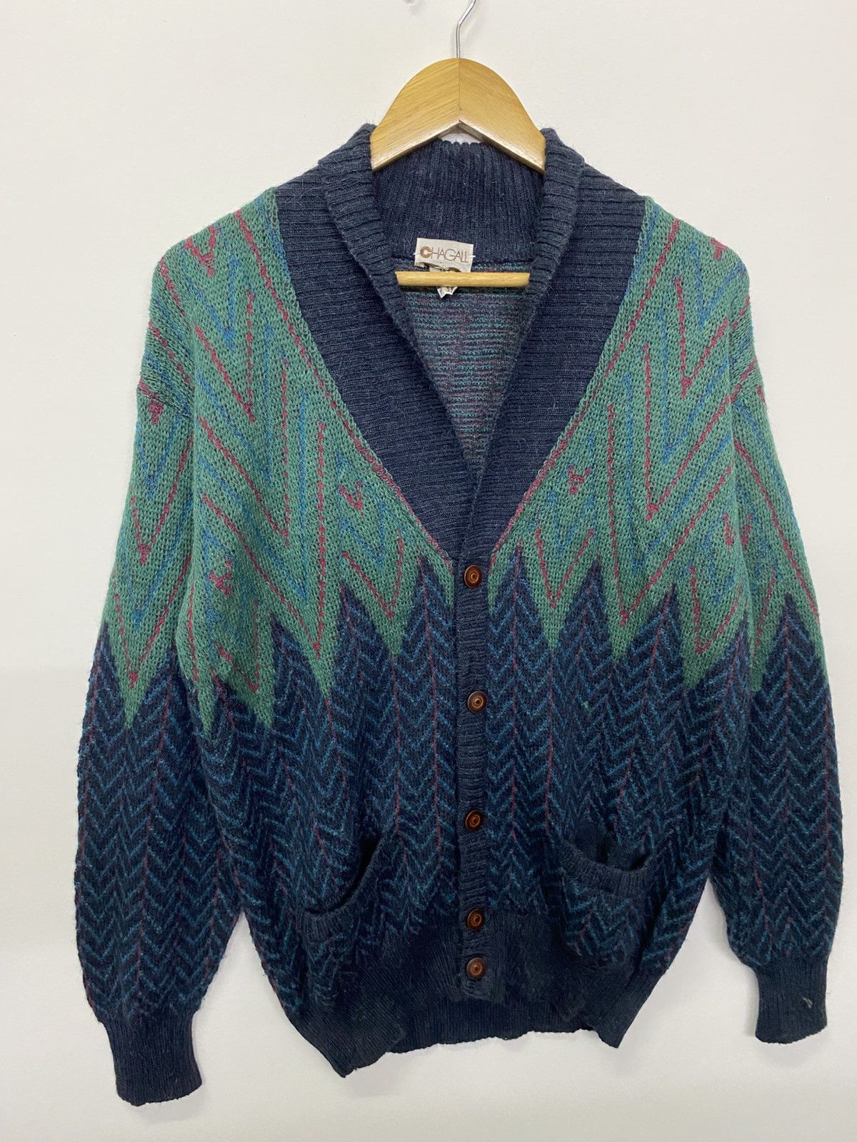 Homespun Knitwear Italian Designers Chagall Knitwear Cardigan Size US S / EU 44-46 / 1 - 2 Thumbnail