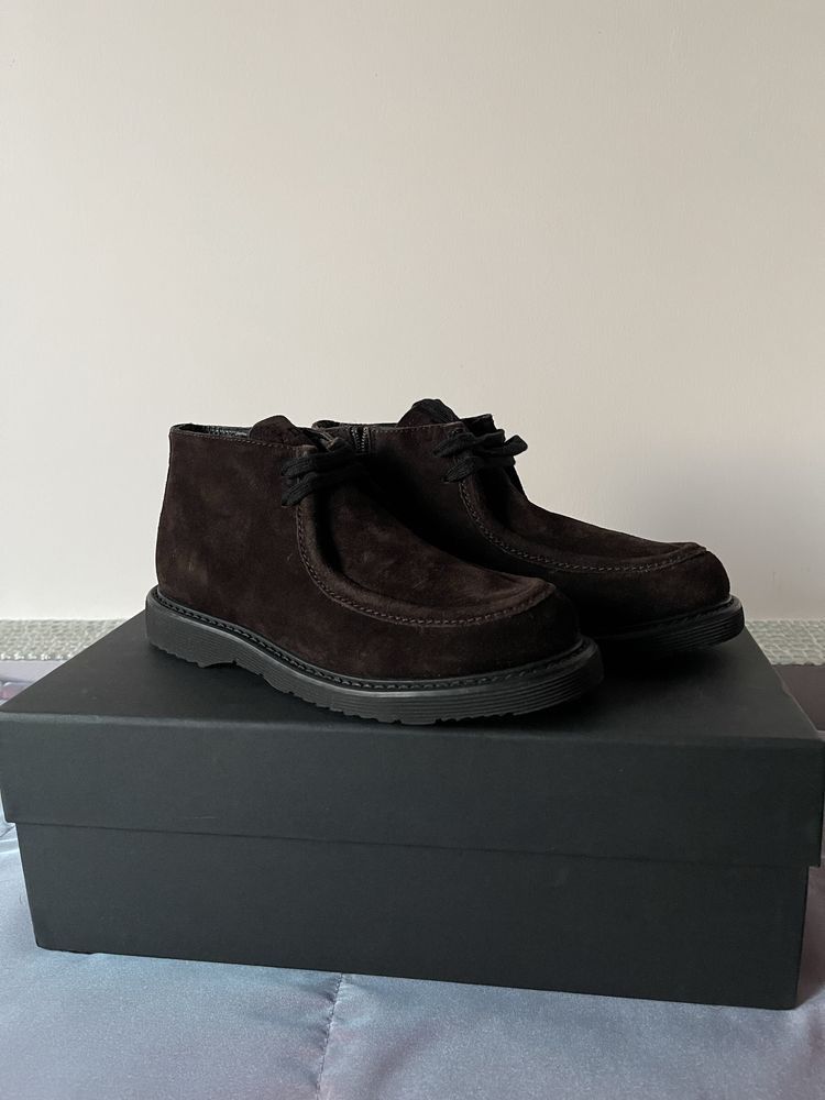 Prada Prada Suede Brown Zip Vintage Boots Size US 4 / IT 34 - 2 Thumbnail