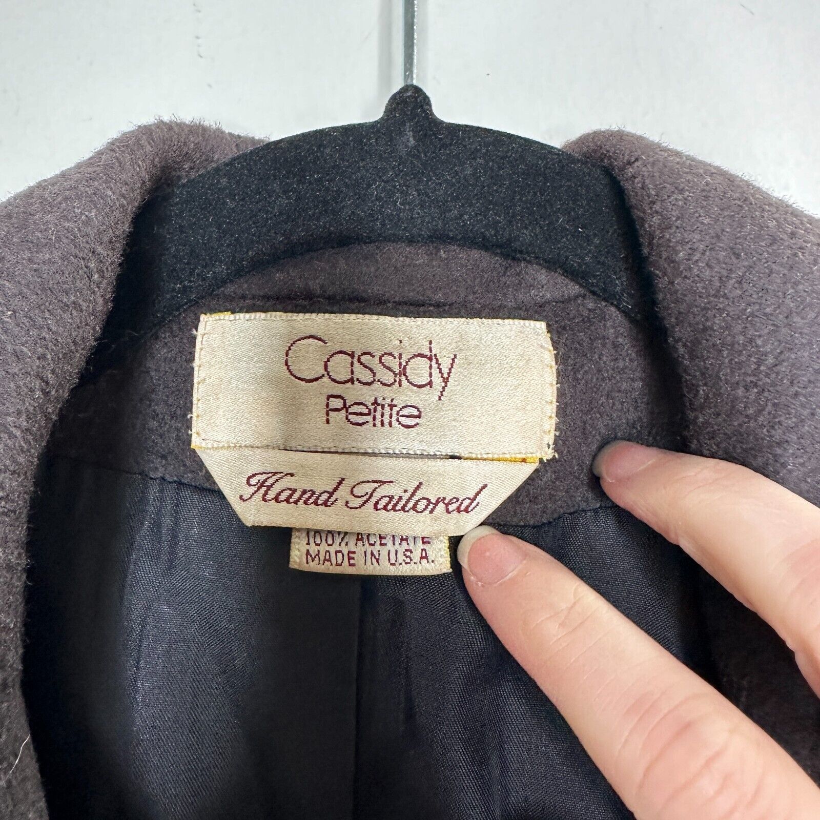 Other Cassidy Petite Brown 2-Button Wool Cuffed Back Pleat Coat 2 Size XS / US 0-2 / IT 36-38 - 8 Thumbnail