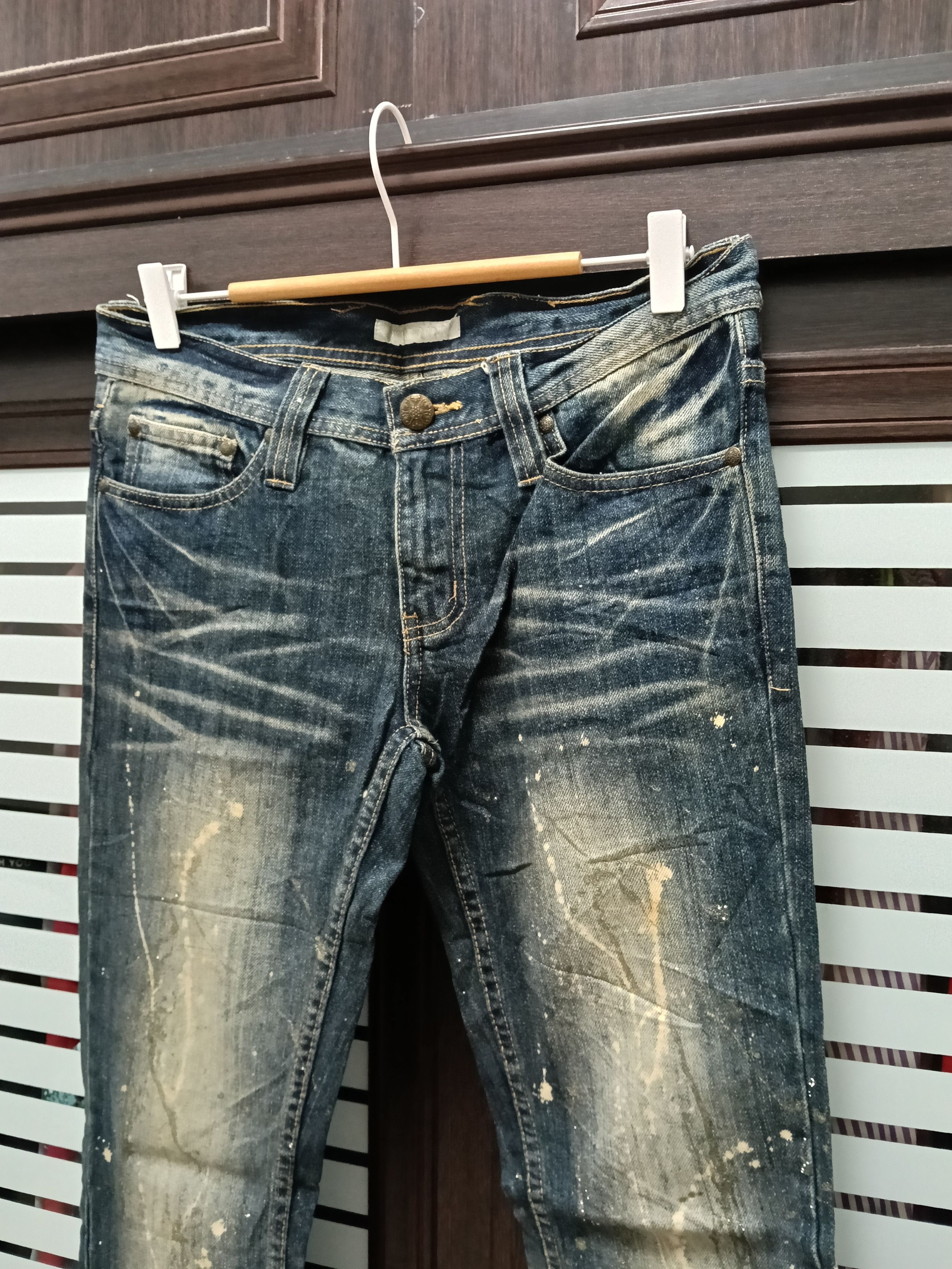 Japanese Brand 💥Flared Bootcut Wild Party Japanese Denim💥 Size US 31 - 4 Thumbnail