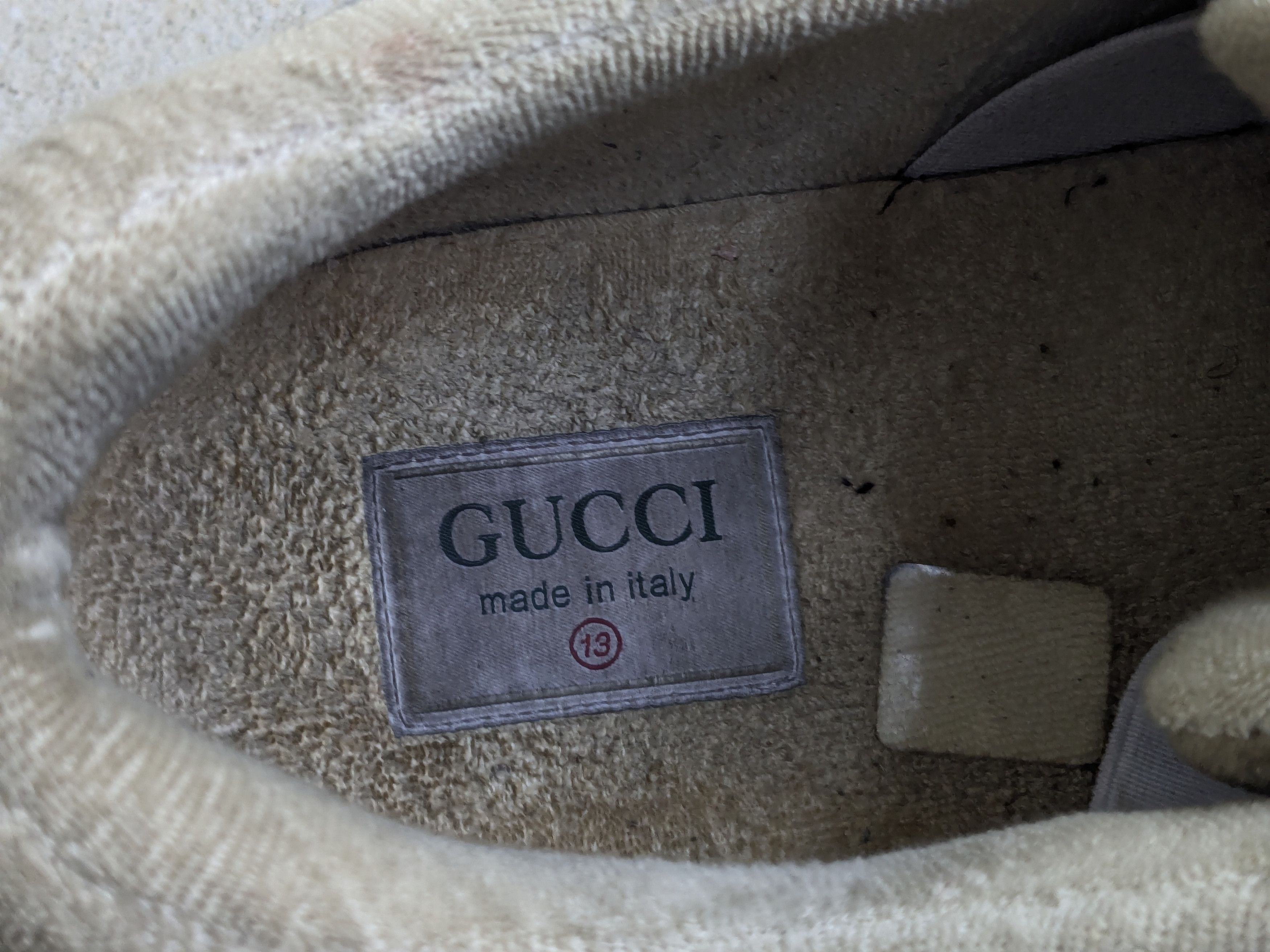 Gucci Gucci Ultrapace Sneakers Silver Green 13.5 Gray Size US 13 / EU 46 - 8 Thumbnail