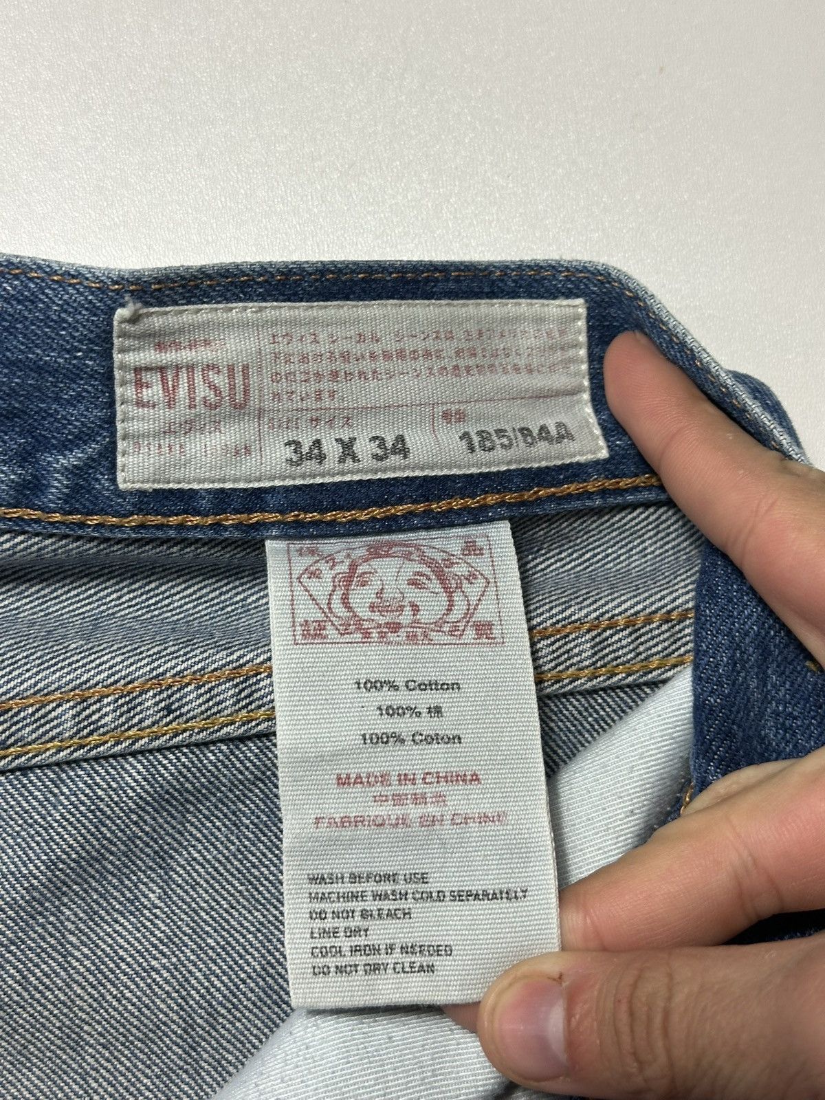 Evisu Vintage Evisu Seagull Jeans Size US 34 / EU 50 - 9 Thumbnail