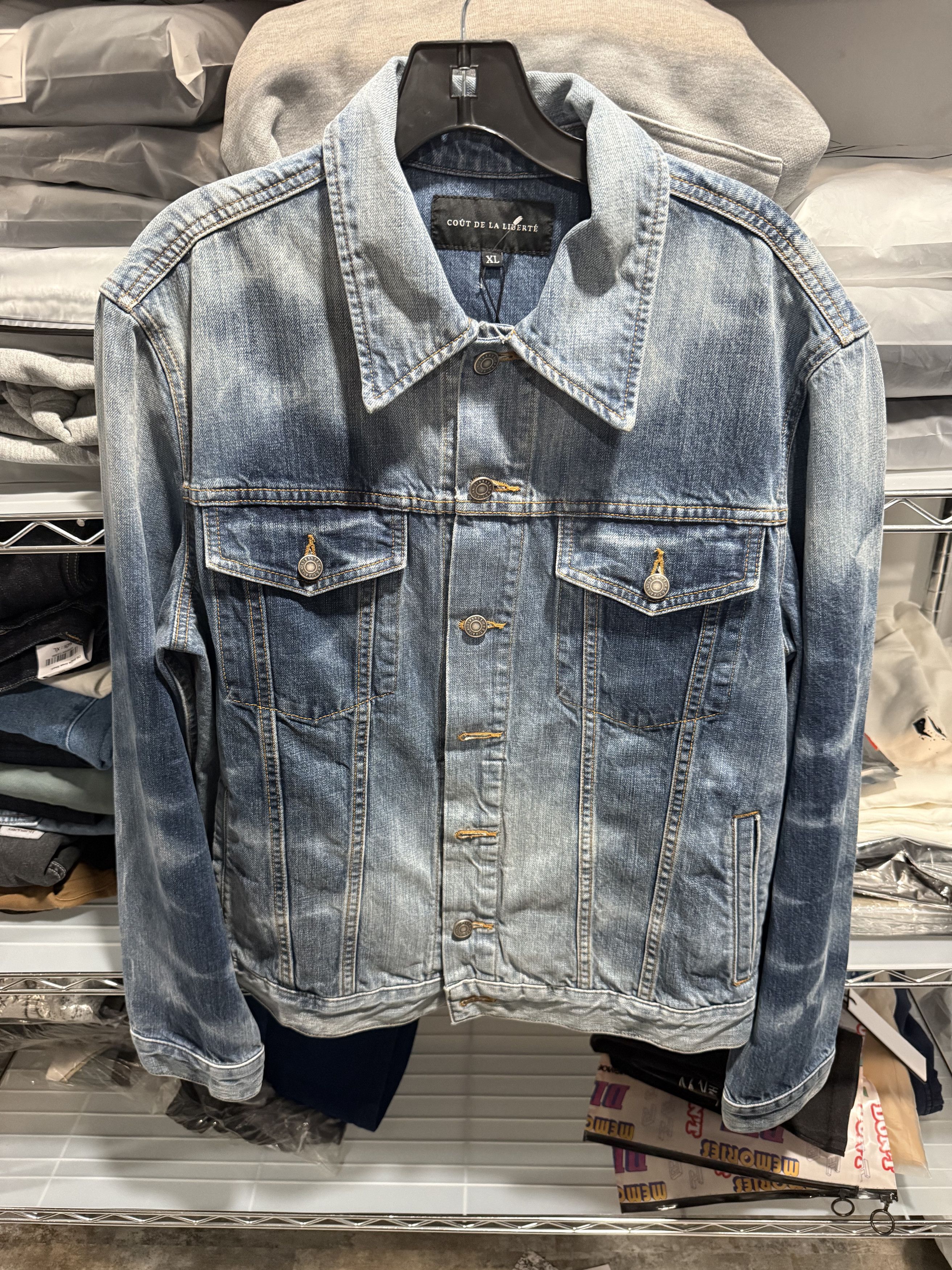 Cout de la Liberte Denim tears levi's denim jacket Size US XL / EU 56 / 4 - 1 Thumbnail
