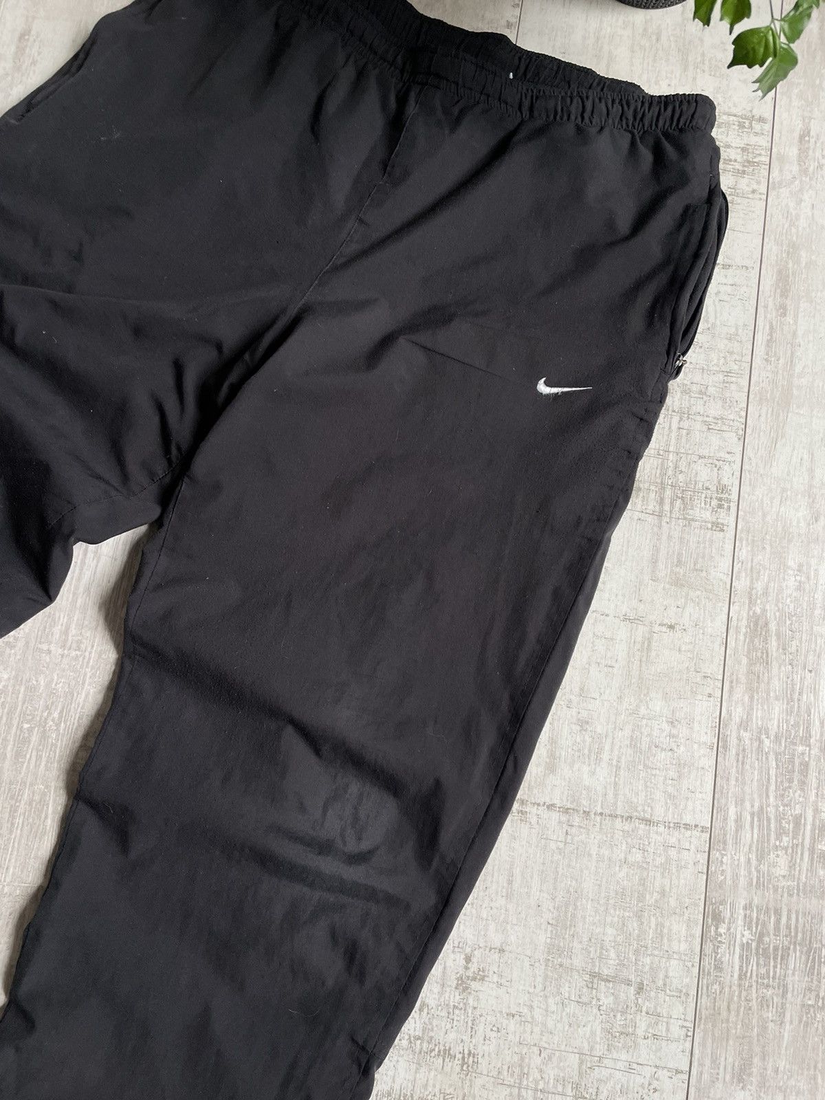 Nike × Vintage Vintage Nike 90’s Track Pants Baggy Y2K Nylon Swoosh Drill Size US 30 / EU 46 - 8 Thumbnail