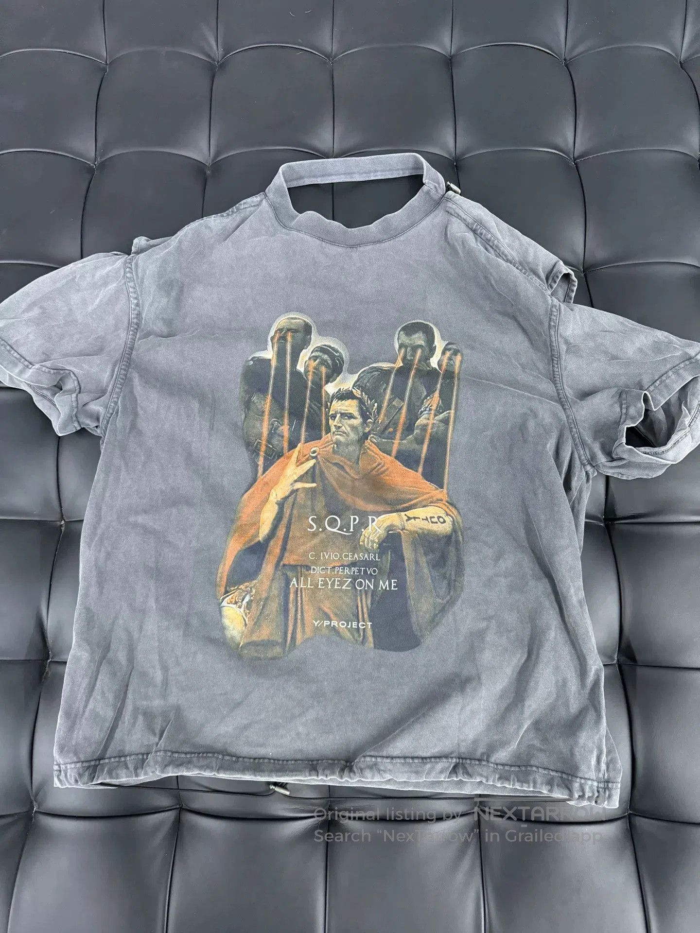 Y/Project Unisex Gray Cotton T. Size US M / EU 48-50 / 2 - 1 Thumbnail