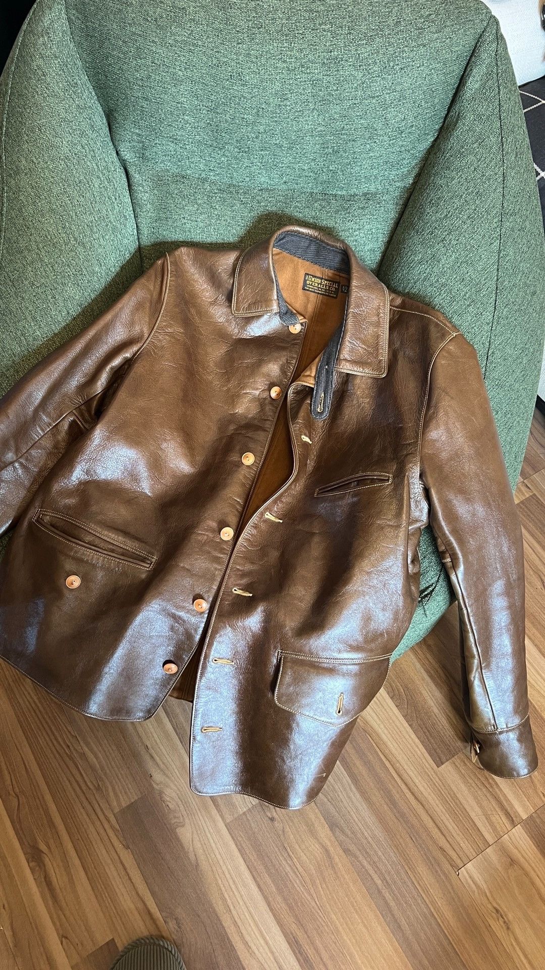 Freewheelers FREEWHEELERS Brakeman Brown jacket 2501-Nextarrow Size US XS / EU 42 / 0 - 1 Thumbnail