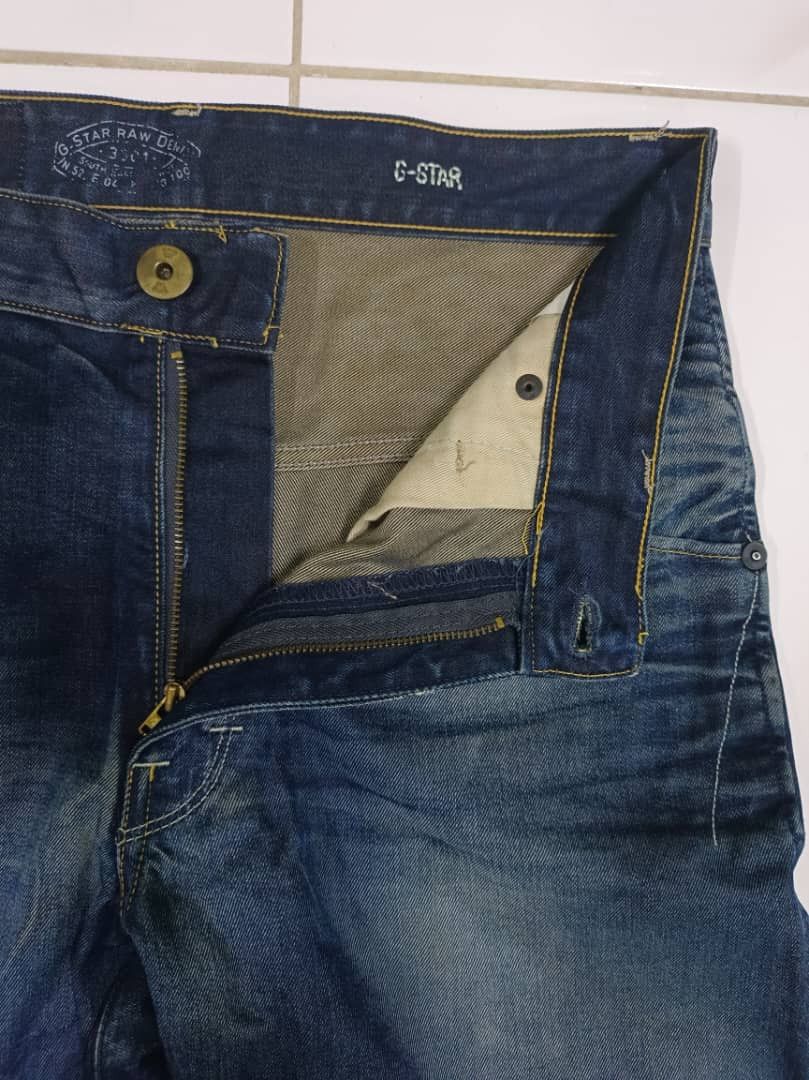 G-Star G Star Original Raw Italy Arc Loose Tapered Denim Jeans Size US 30 / EU 46 - 10 Thumbnail