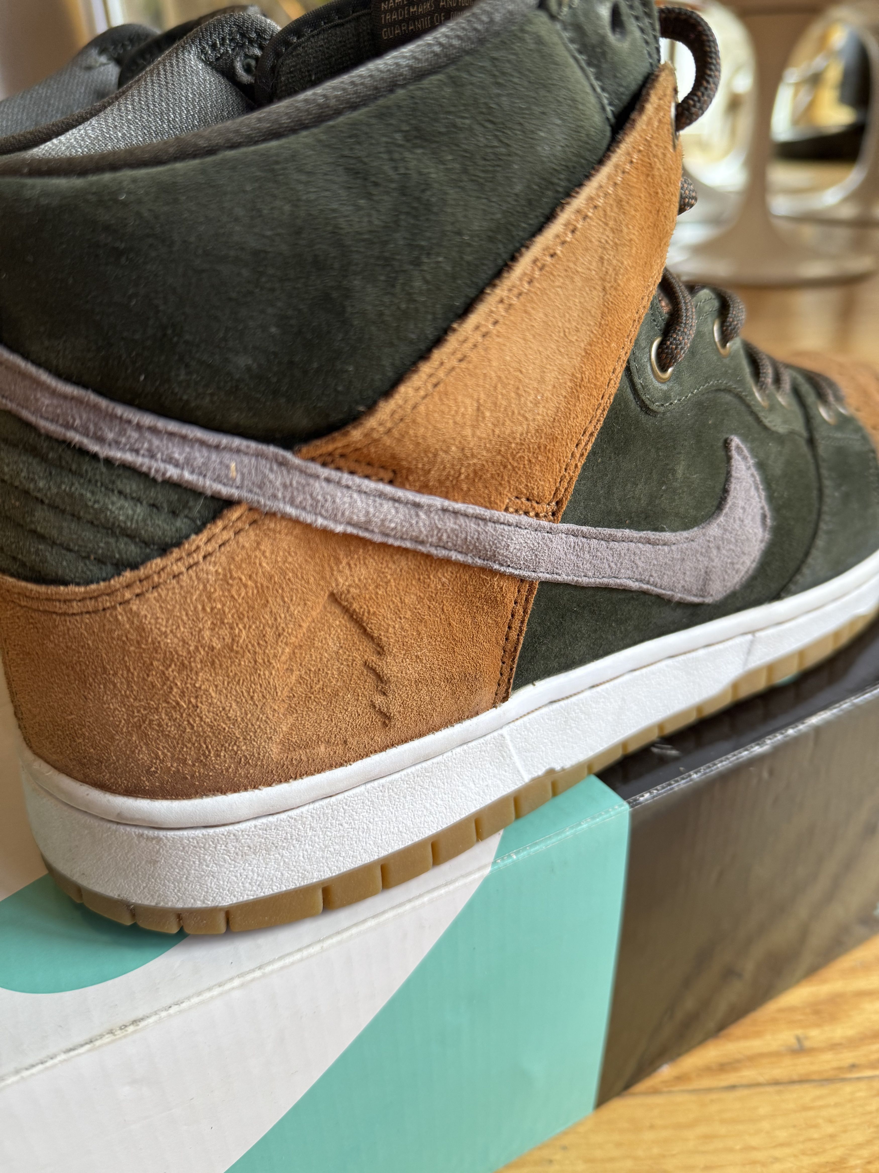 Nike SB NikeSB Dunk PRM High Sequoia-"Homegrown" - W/ OG Box Size12 Size US 12 / EU 45 - 8 Thumbnail