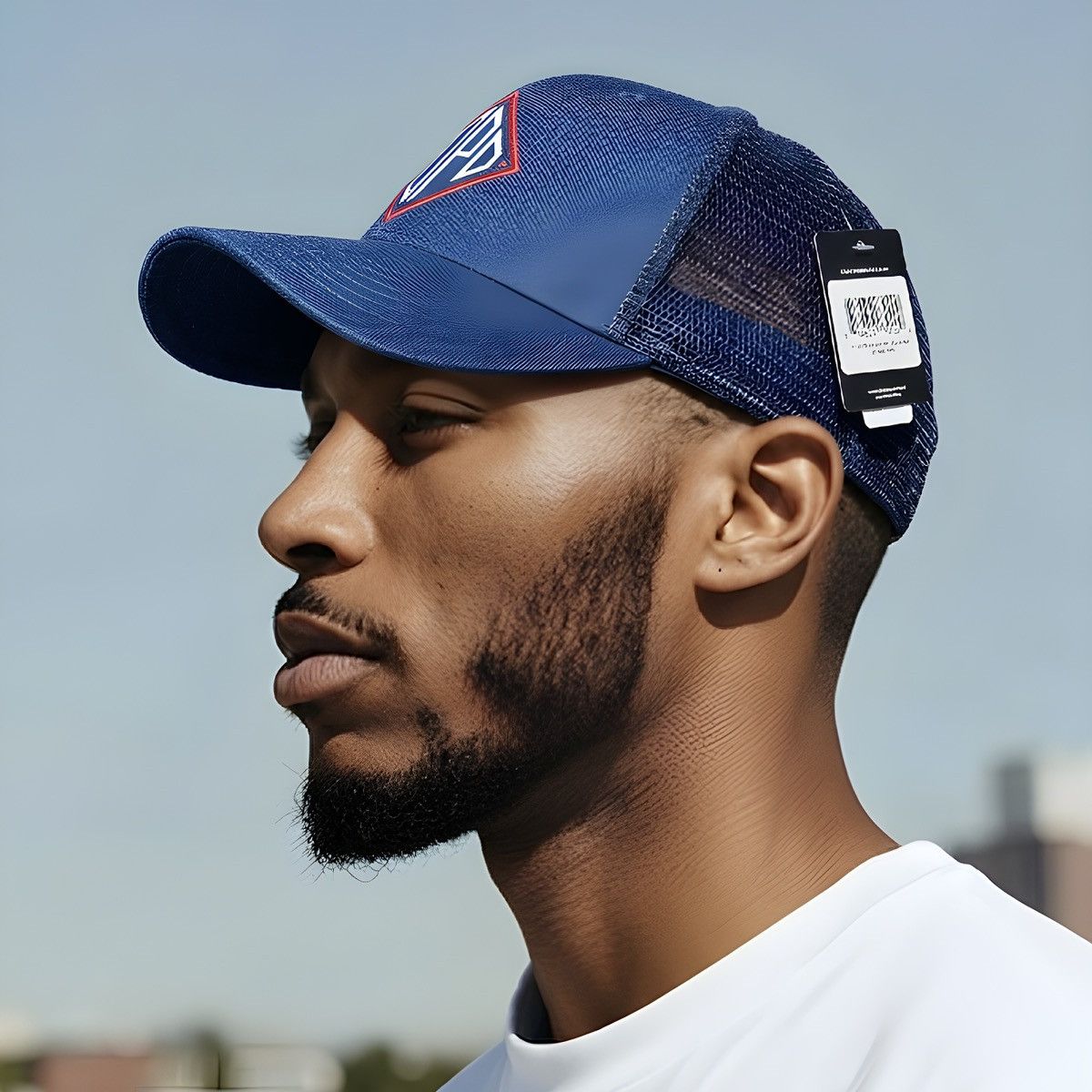 Topo Designs Topo Designs Men’s Blue Logo Trucker Hat Sz O/S Size ONE SIZE - 2 Thumbnail