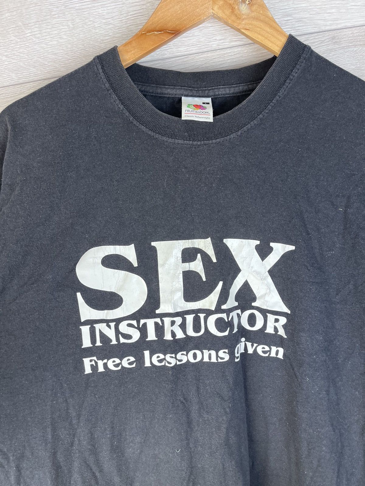Sex Skateboards Vintage T-shirt Sex Instructor +18 merch Humor Size US L / EU 52-54 / 3 - 15 Thumbnail