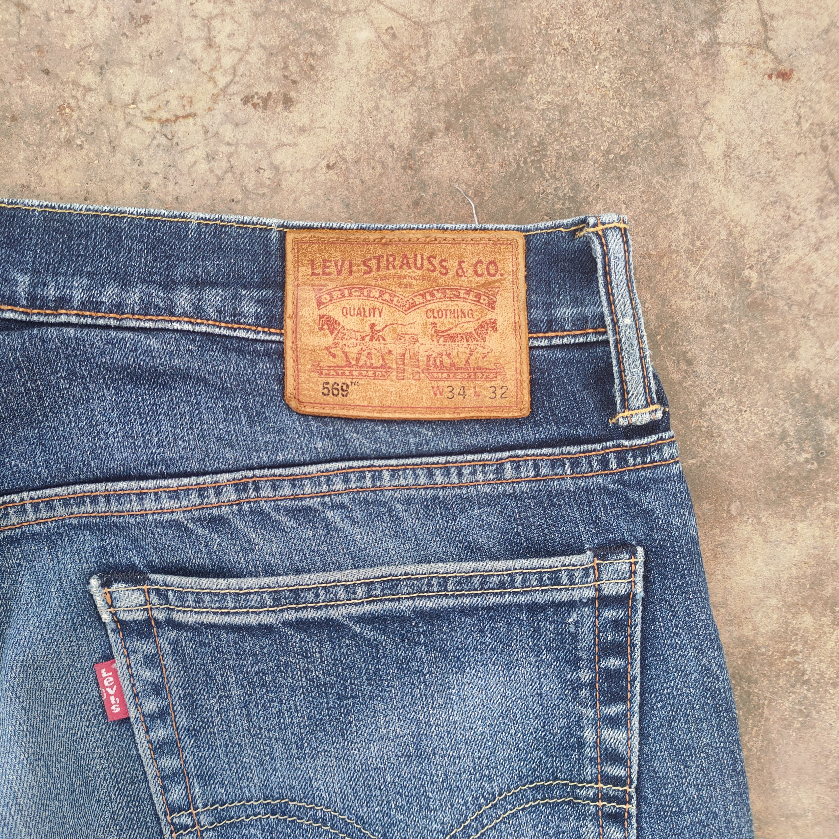 Levi's Vintage Clothing VINTAGE LEVI'S FADED DISTRESSED DENIM JEAN PANTS Size US 36 / EU 52 - 10 Thumbnail