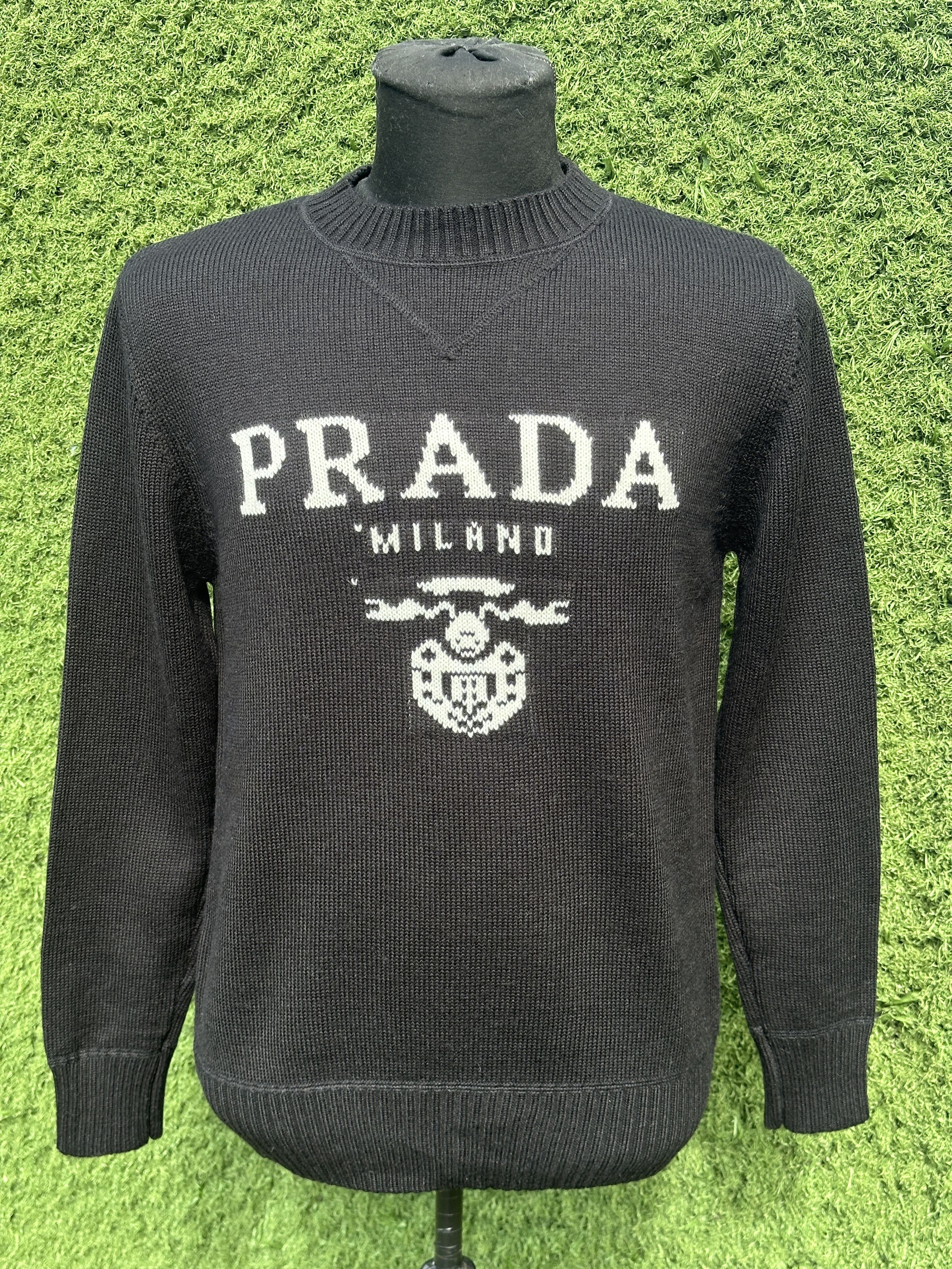 Prada Prada Milano Logo Crest Wool Women Size 40 Leopard Hem Italy Size S / US 4 / IT 40 - 3 Thumbnail