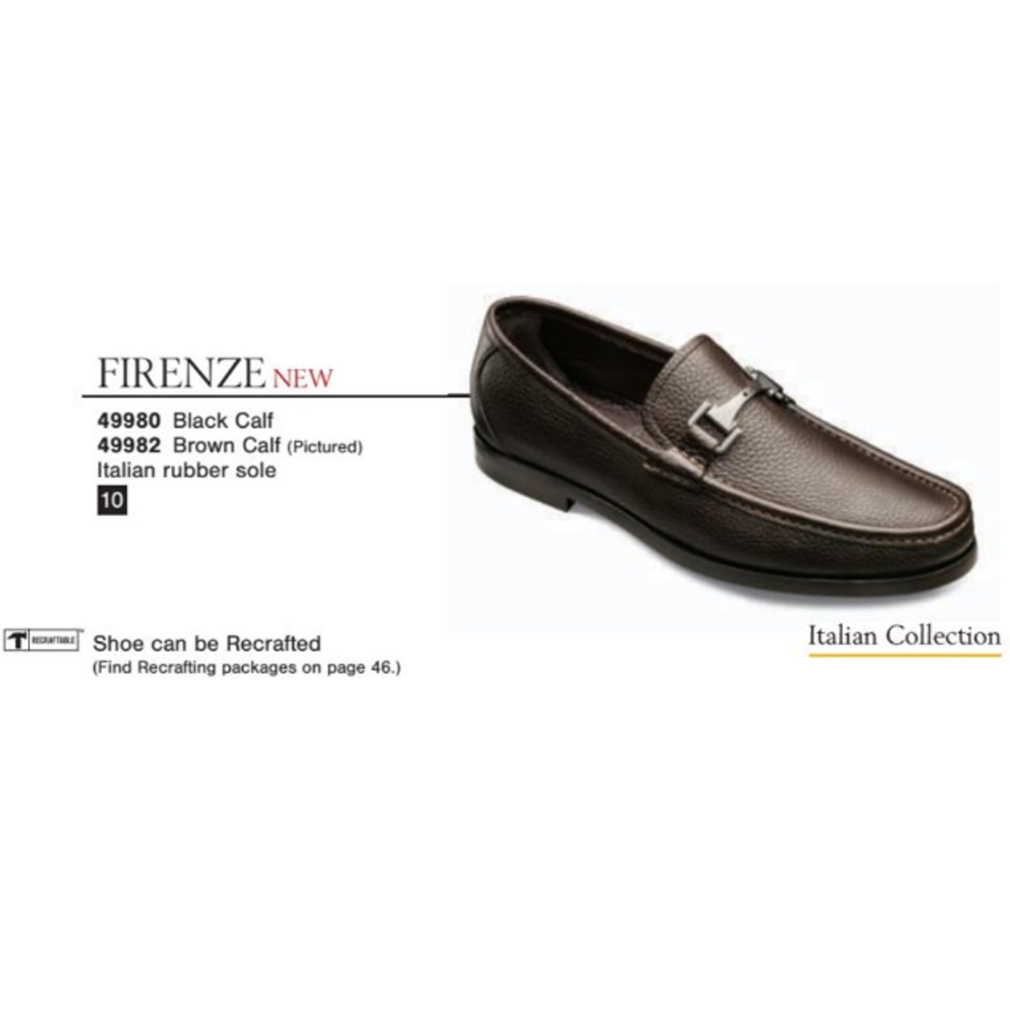 Allen Edmonds Allen Edmonds Italy Firenze Dress Shoes Mens 9 Brown Pebble Size US 9 / EU 42 - 7 Thumbnail