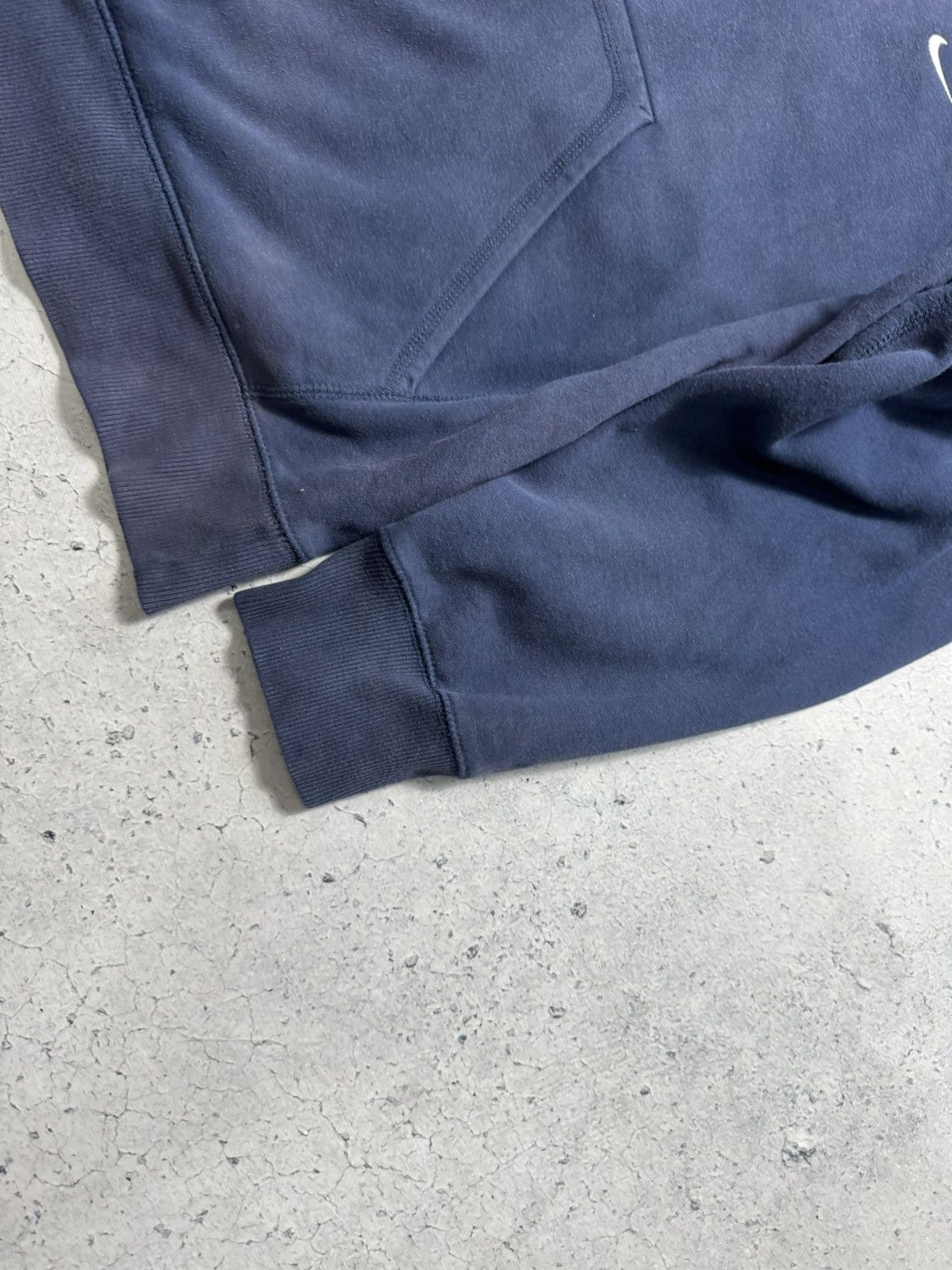 Nike Nike Vintage Hoodie Blue Gray Tag Swoosh Drill Size US XL / EU 56 / 4 - 3 Thumbnail