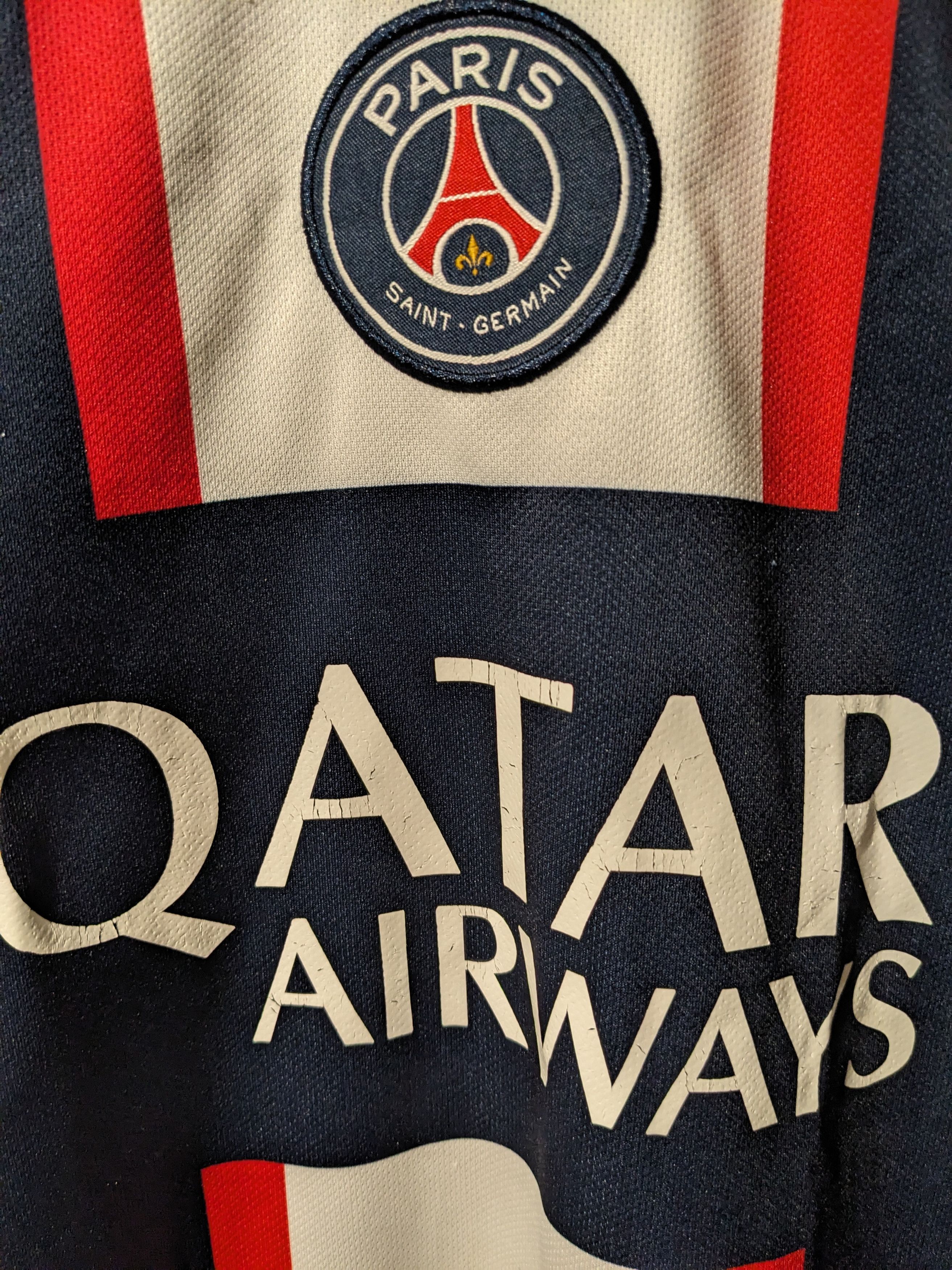 Other Mbappe Paris Saint German Blue Small Soccer Futbol Jersey Size US S / EU 44-46 / 1 - 8 Thumbnail