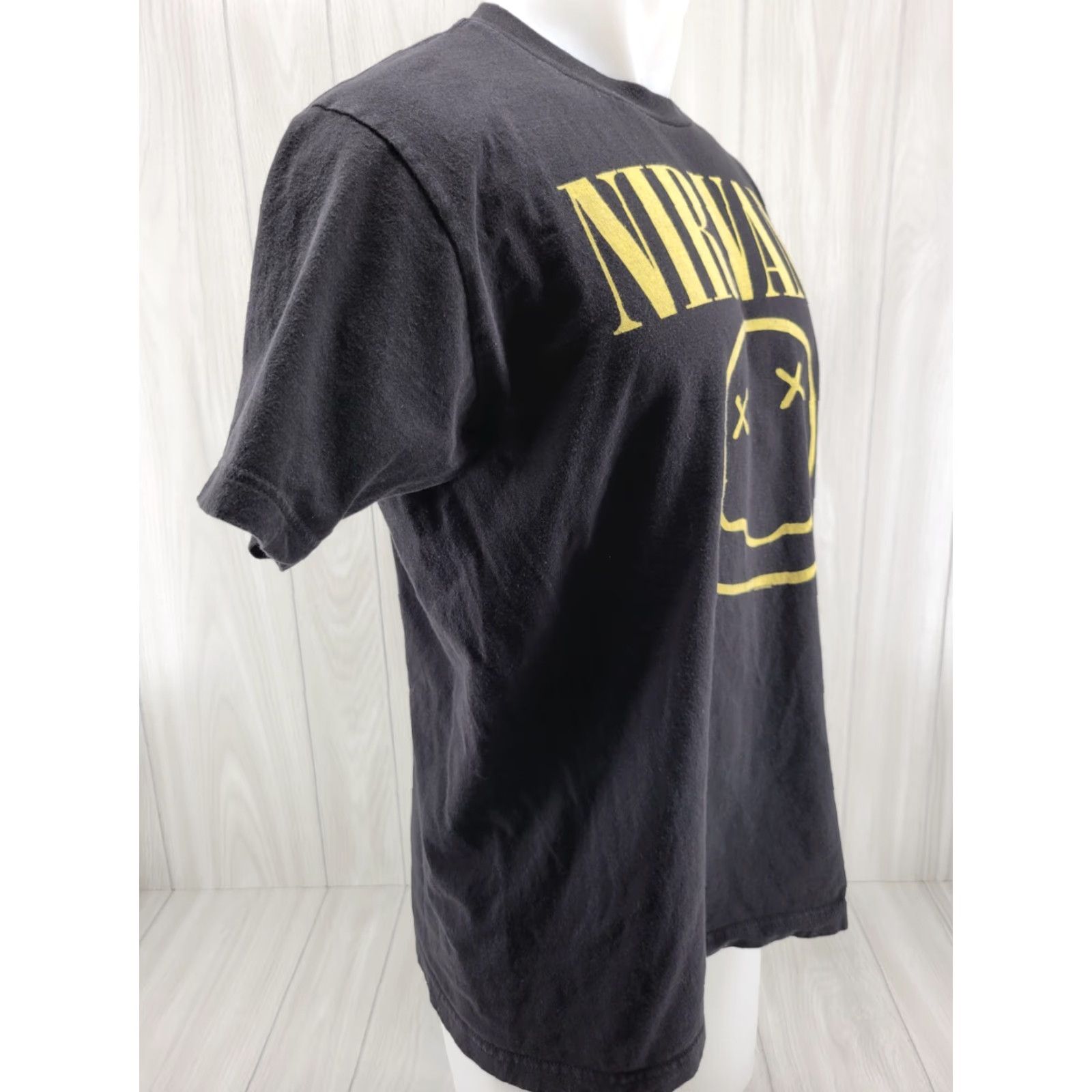 Tultex VINTAGE Nirvana Smiley Face T Shirt Tee Large Size US L / EU 52-54 / 3 - 5 Thumbnail