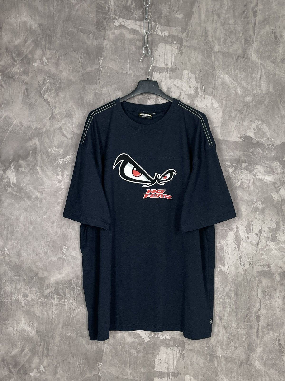 No Fear × Vintage Vintage No Fear Made In USA Short Sleeve Printed T-Shirt Size US XL / EU 56 / 4 - 1 Thumbnail