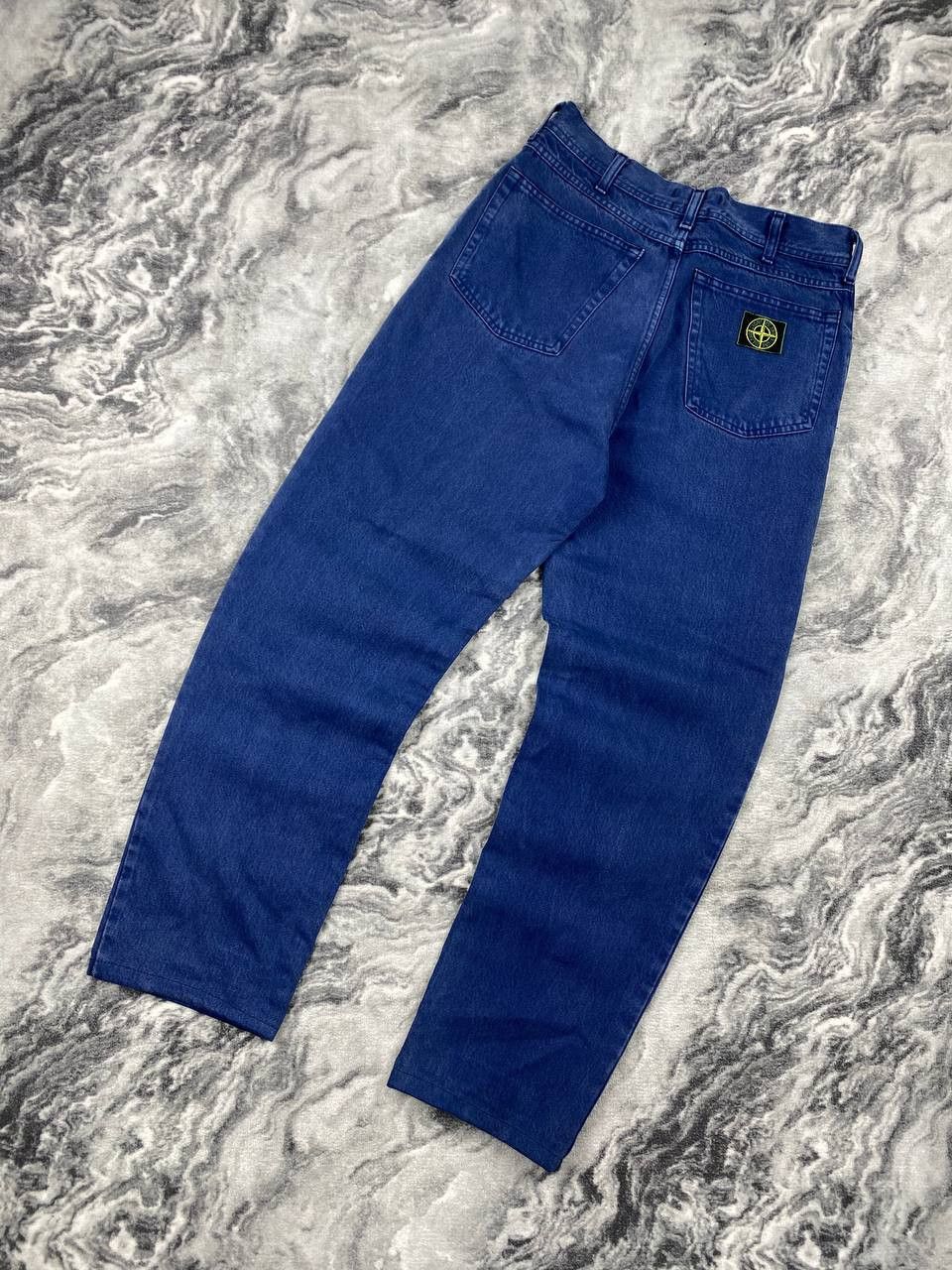 Vintage Stone Island Denim Baggy Jeans 90s Archive Men