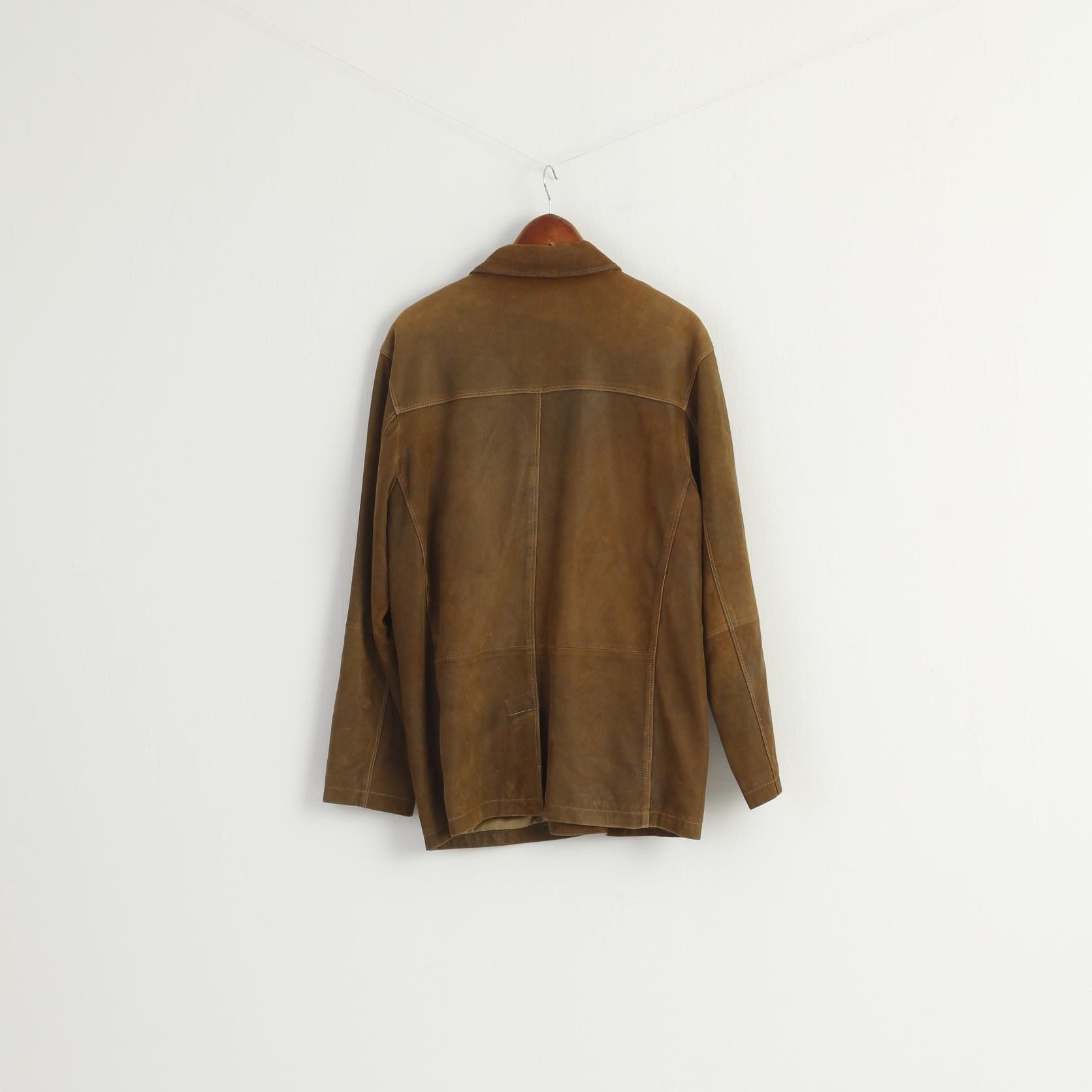 Milestone Milestone Men 50 M Jacket Brown Goat Leather 9698 Size US M / EU 48-50 / 2 - 8 Thumbnail