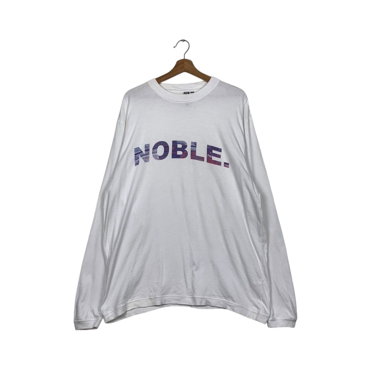 Japanese Brand STIGLER NOBLE. Big Logo Crewneck Sweatshirt #1711-C76 Size US XL / EU 56 / 4 - 1 Thumbnail