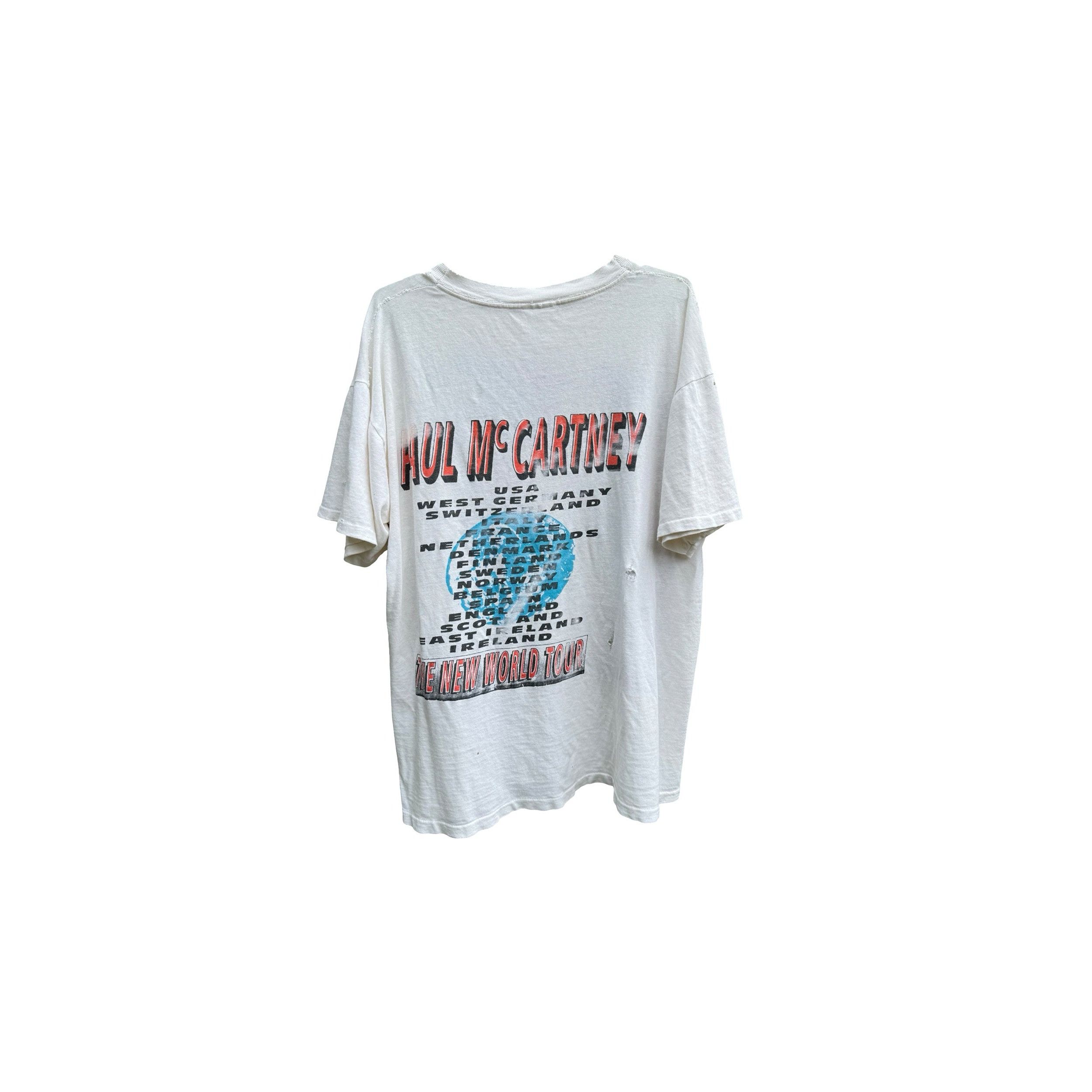 Vintage Paul Mccartney World Tour Tee Size US L / EU 52-54 / 3 - 2 Thumbnail