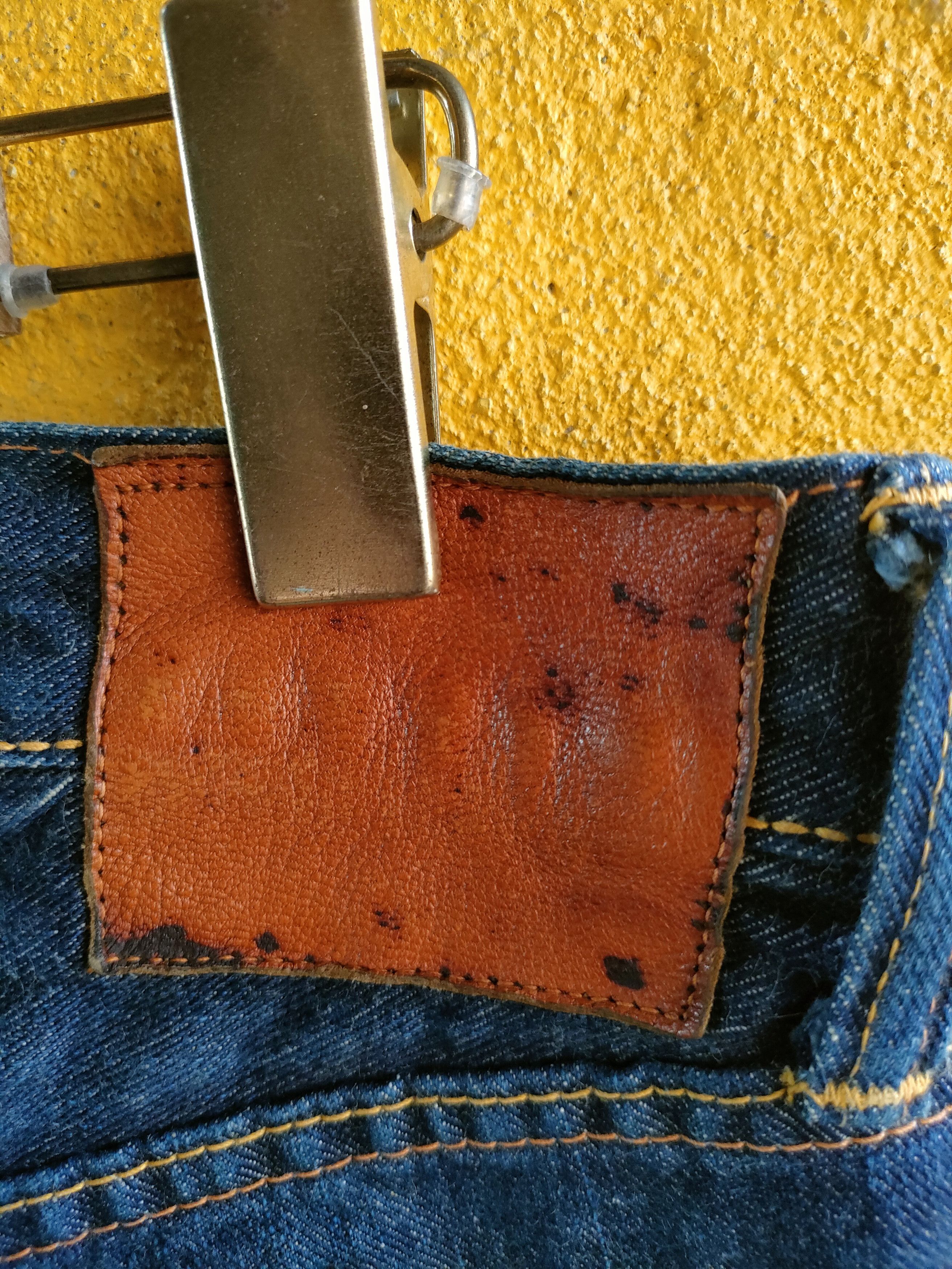 Evisu × Japanese Brand Evisu Embroided Seagull Gold/Silver Selvedge Jeans Size US 33 - 9 Thumbnail